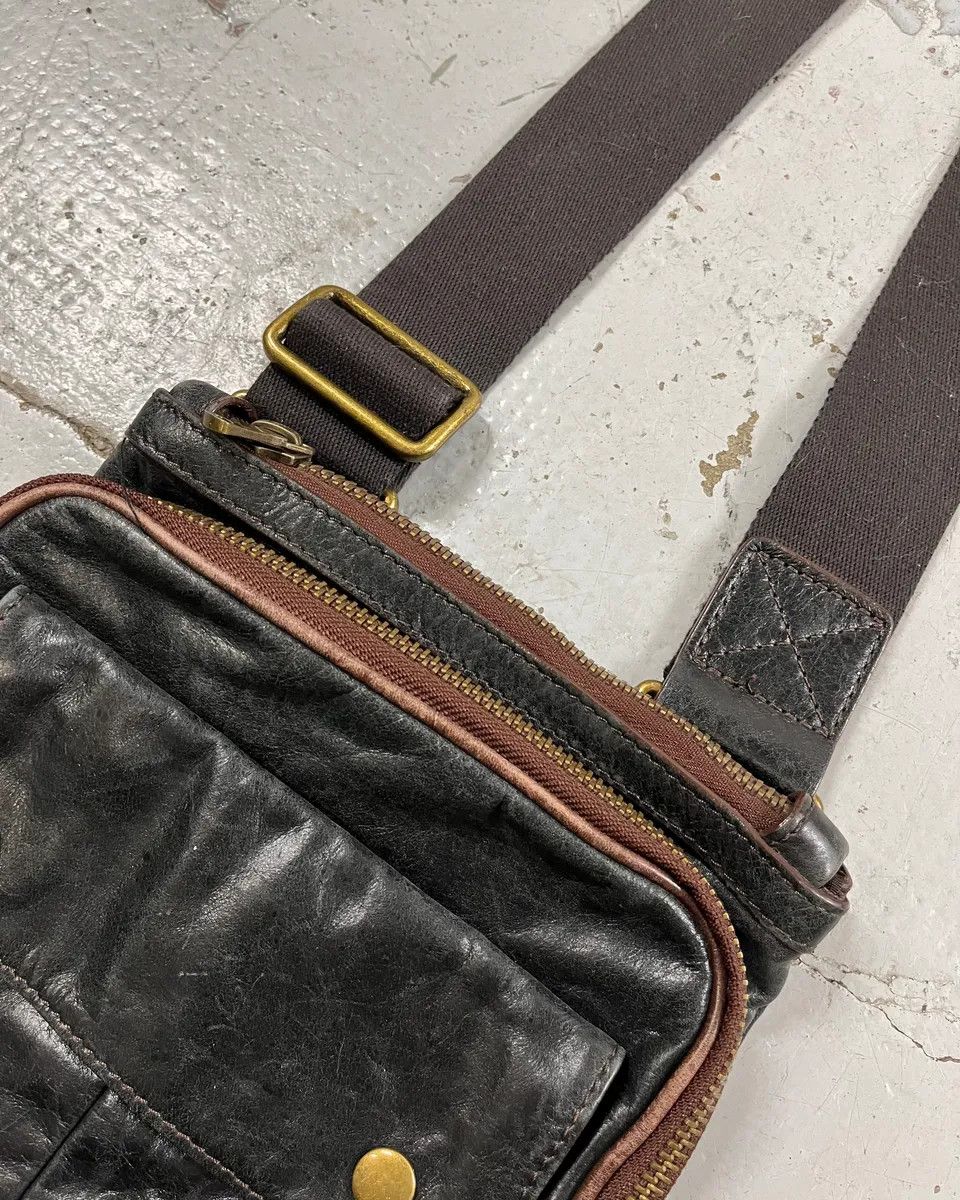 Dolce & Gabbana 2000s Dolce & Gabbana Cargo Black Leather Shoulder Bag Size ONE SIZE - 5 Thumbnail