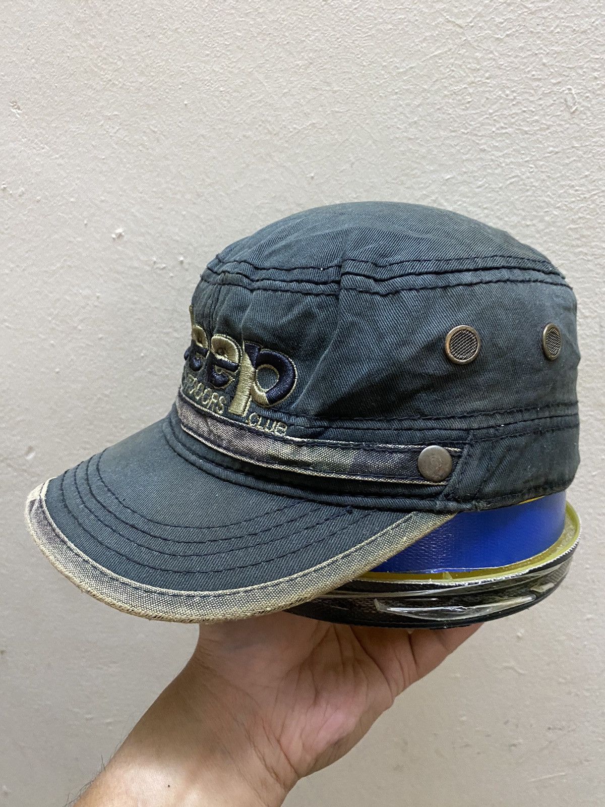 Japanese Brand × Vintage Vintage Japanese Cadet Faded Jeep Distressed Style Cap Hat Size ONE SIZE - 2 Thumbnail