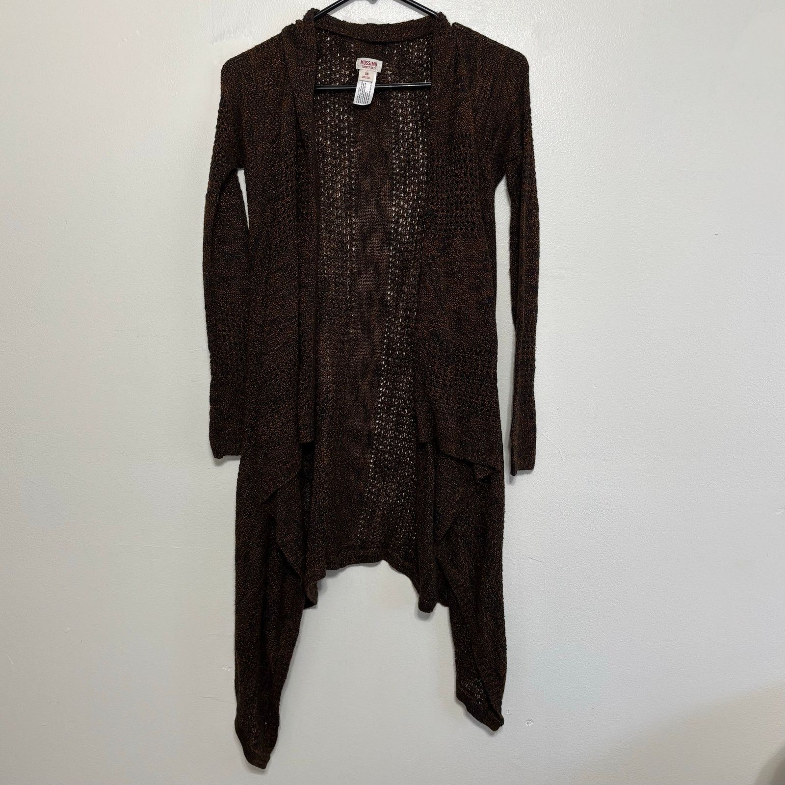 Other Mossimo Loose Fit Open Front Crocheted Cardigan Size XS Size XS / US 0-2 / IT 36-38 - 1 Thumbnail