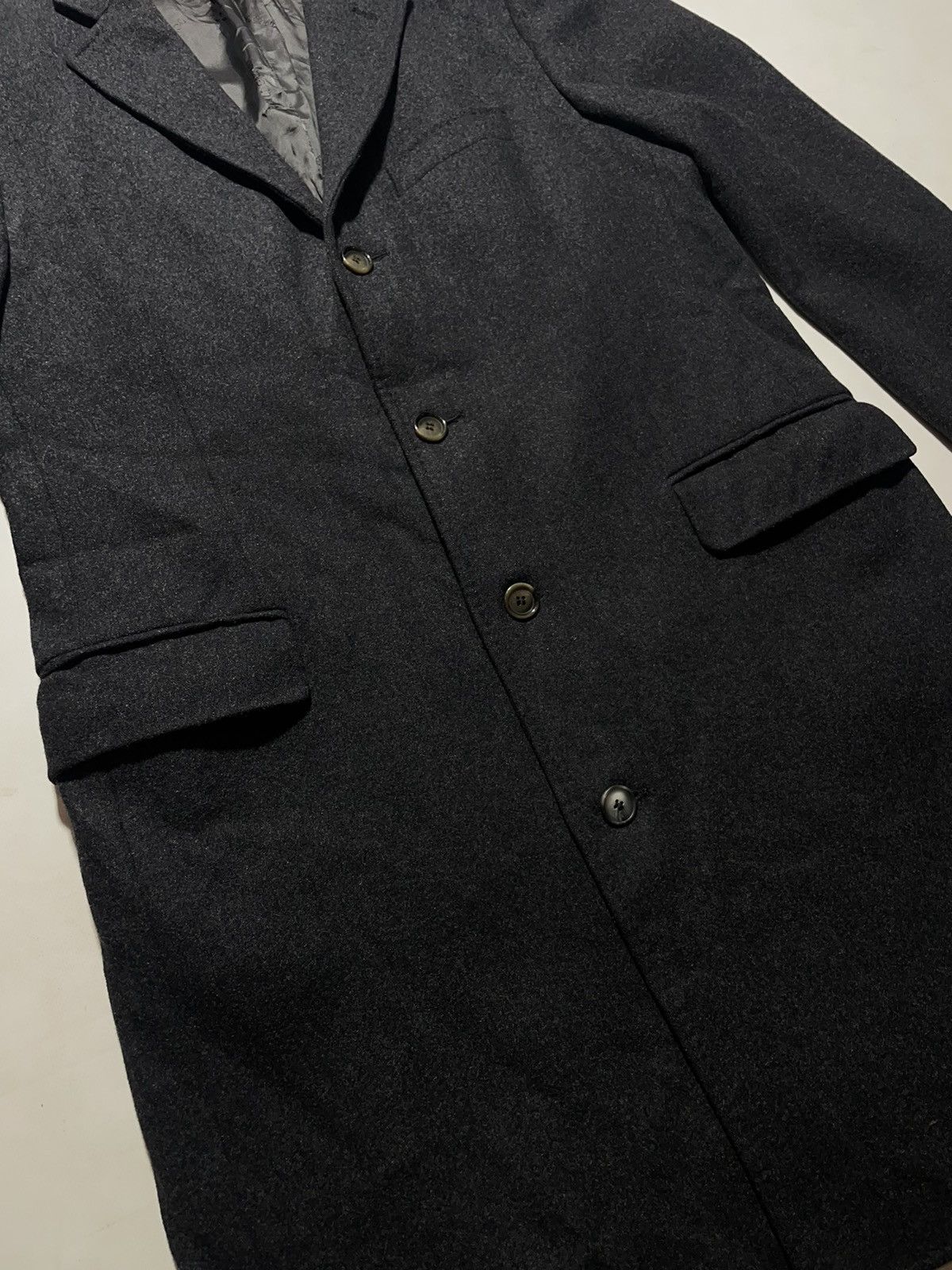 Dolce & Gabbana Dolce Gabbana Wool Coat Size US L / EU 52-54 / 3 - 3 Thumbnail