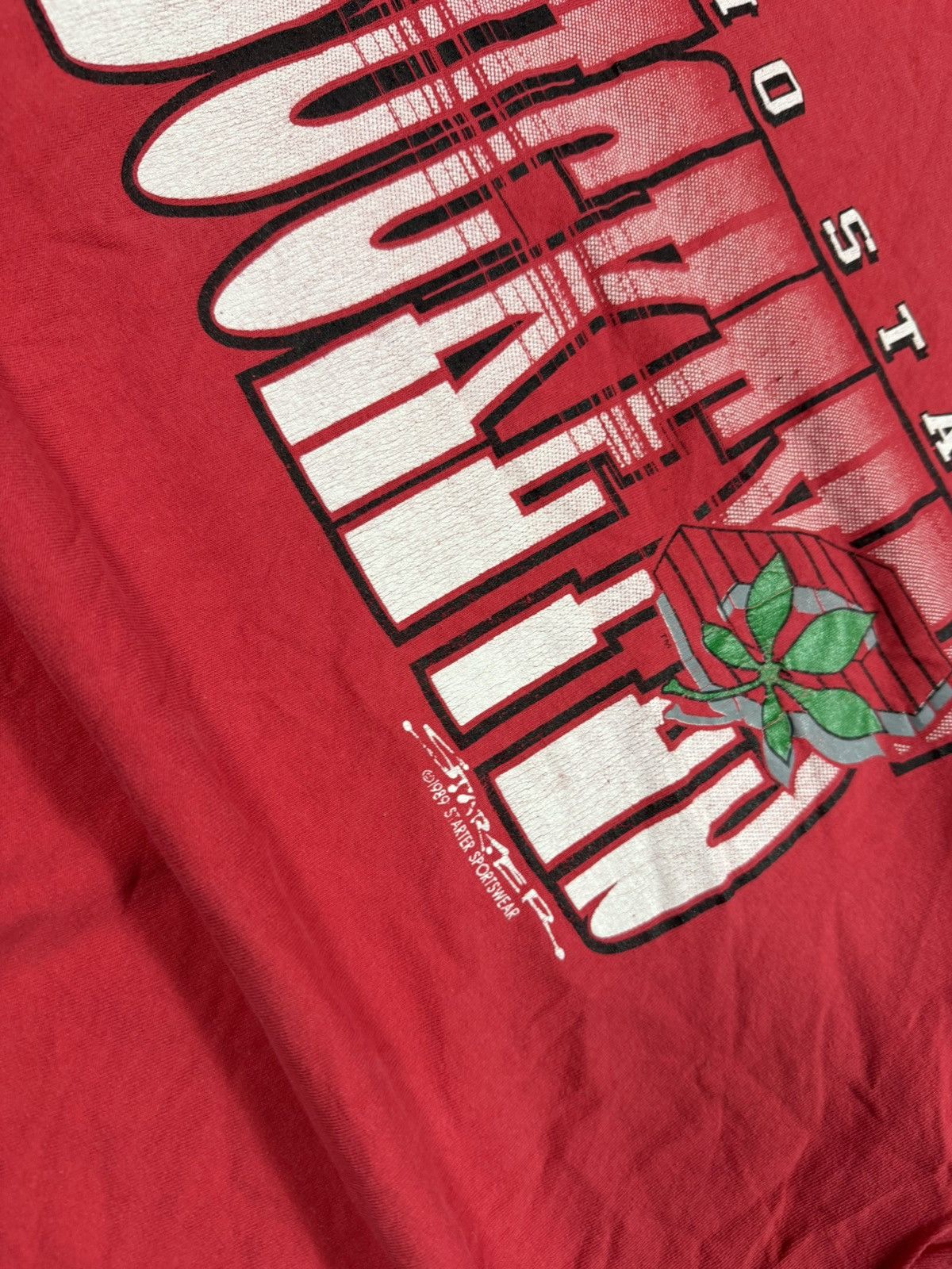 Starter Vintage Ohio State Buckeyes 1989 Starter Tee Size US XL / EU 56 / 4 - 2 Thumbnail