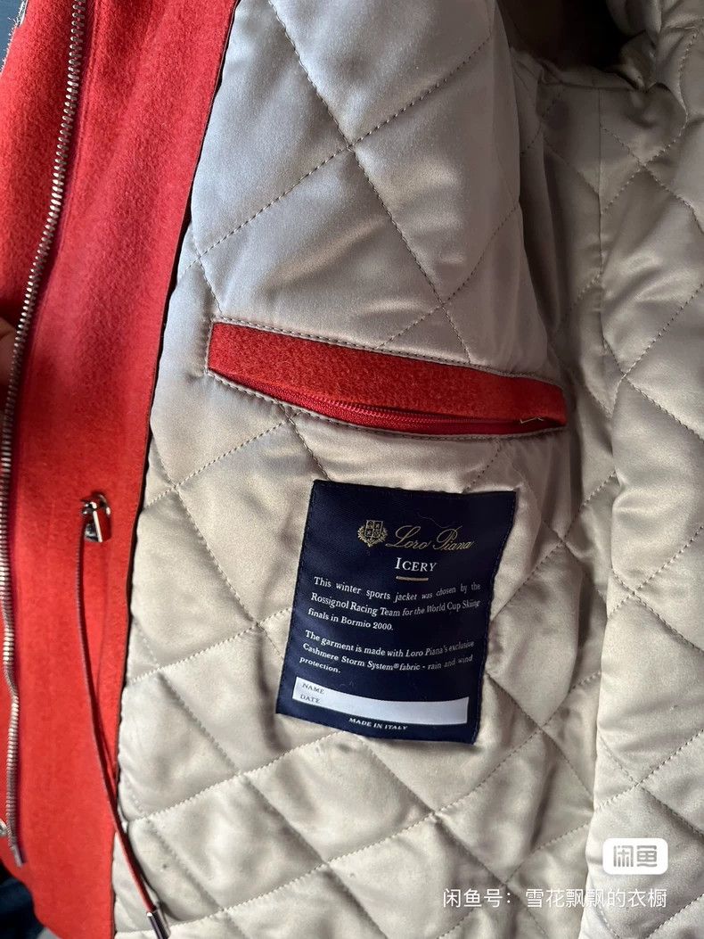 Loro Piana LORO PIANA Orange ice sheep wool coat Size M / US 6-8 / IT 42-44 - 5 Thumbnail