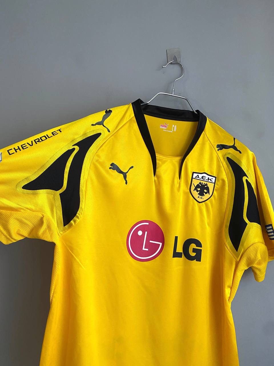 Puma Puma AEK Athens FC 2007/2008 Home Soccer Jersey, Size XL Size US XL / EU 56 / 4 - 12 Thumbnail