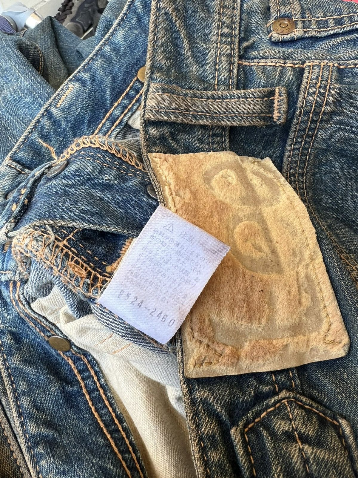Lee Vintage 90s Lee Cowboy Mud Denim Selvedge Jeans Size US 33 - 24 Thumbnail
