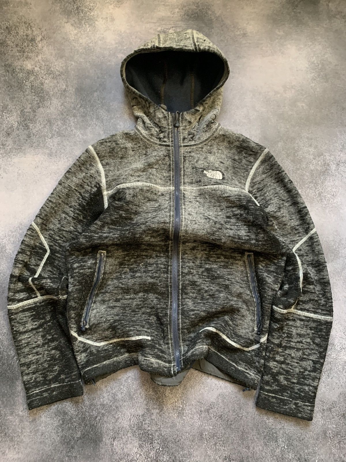 The North Face × Vintage The North Face zip fleece sherpa hoodie jacket vintage Size US M / EU 48-50 / 2 - 2 Thumbnail