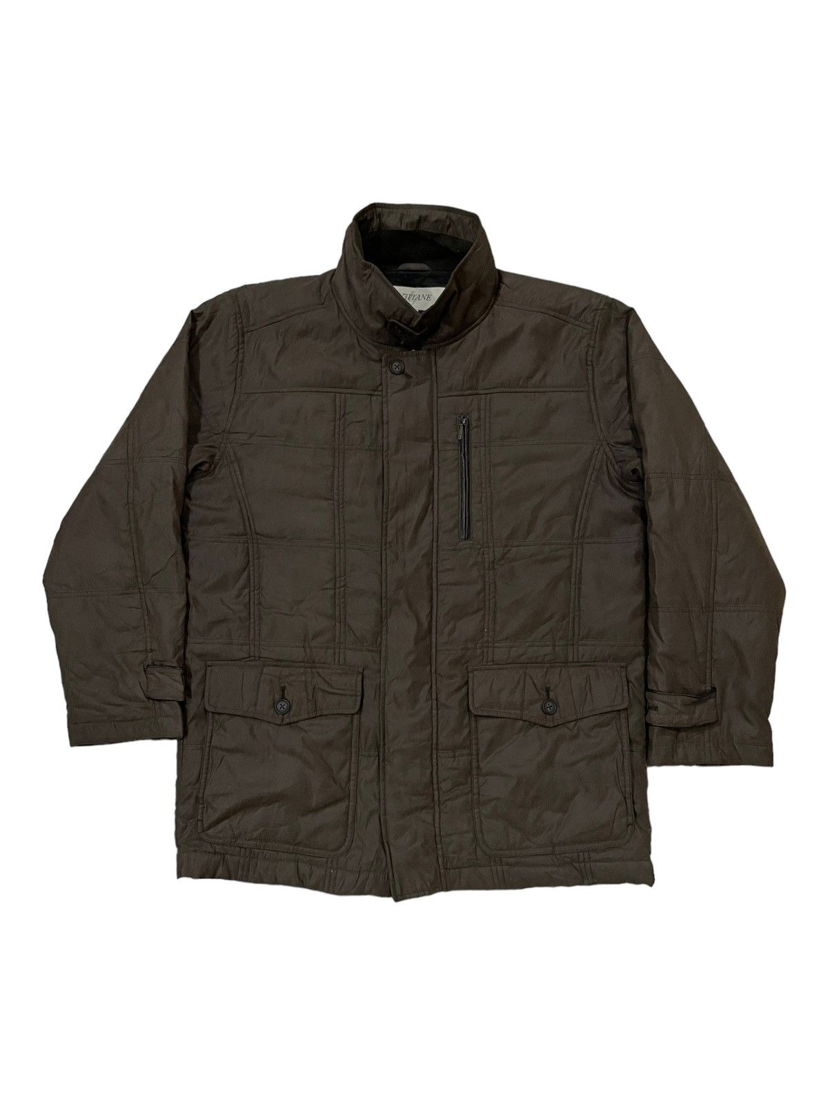 Japanese Brand Lujitane Zip-up Puffer Water Resistant Jacket Size US M / EU 48-50 / 2 - 1 Thumbnail
