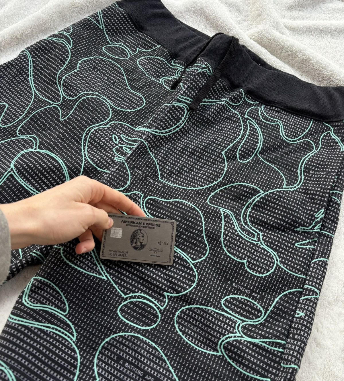 Bape Bape ‘Text Code Camo’ Print Shorts Size US 38 / EU 54 - 2 Thumbnail