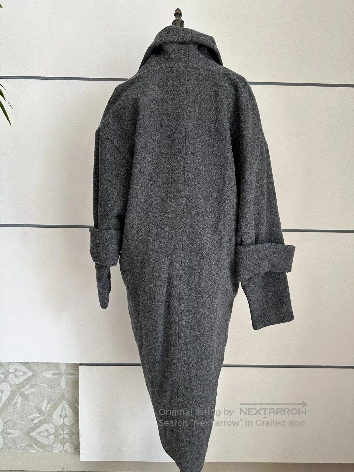 Hussein Chalayan Oversized Wool Coat by Hussein Chalayan. Size S / US 4 / IT 40 - 7 Thumbnail