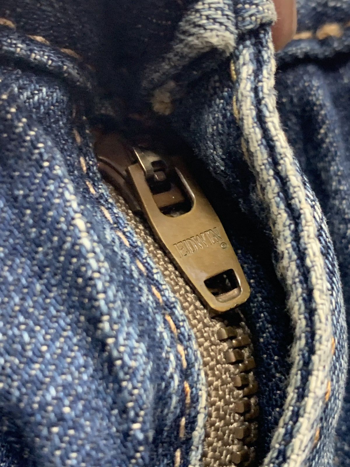 Edwin EDWIN exclusive vintage Faded Denim Leather Pocket Flap Size US 32 / EU 48 - 15 Thumbnail