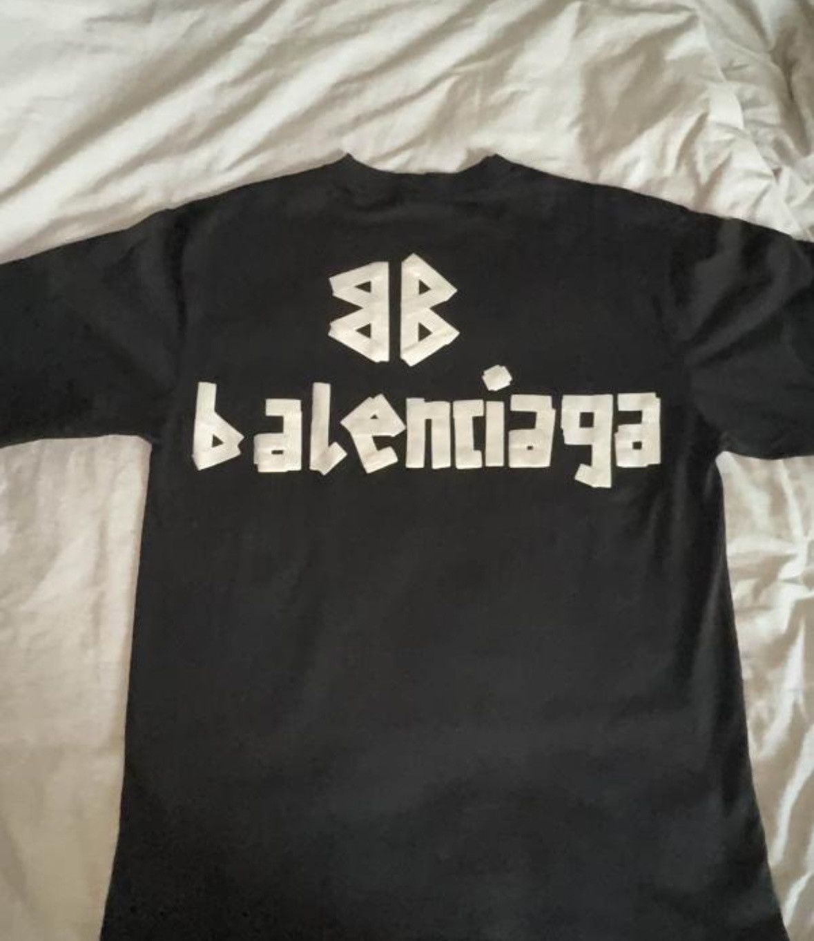 Balenciaga black tape short sleeve Balenciaga t-shirt L size wxx Size US L / EU 52-54 / 3 - 2 Thumbnail