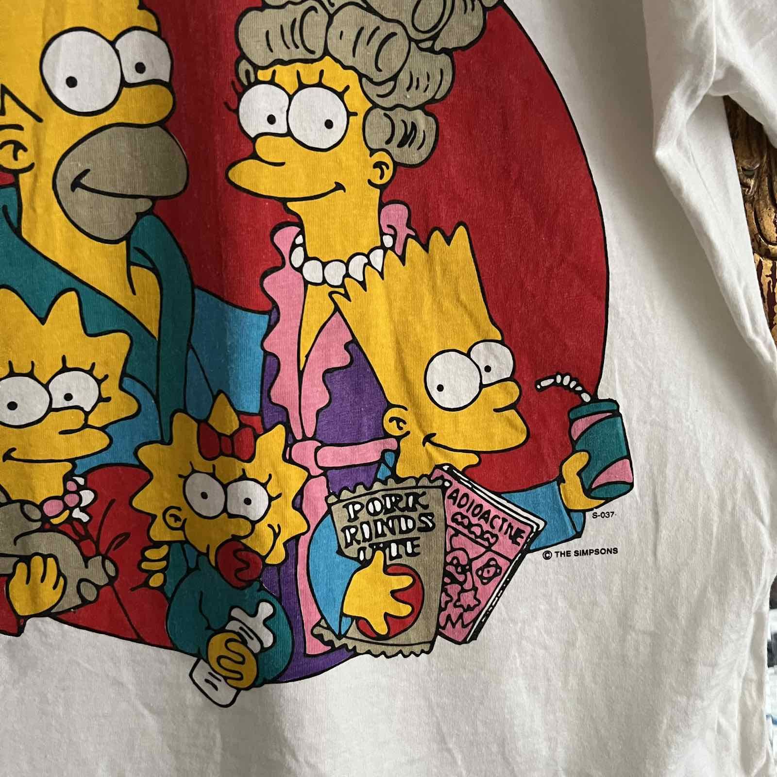The Simpsons Vintage 90s The Simpsons TV Show Graphic T Shirt Men's Sz L Size US L / EU 52-54 / 3 - 5 Thumbnail