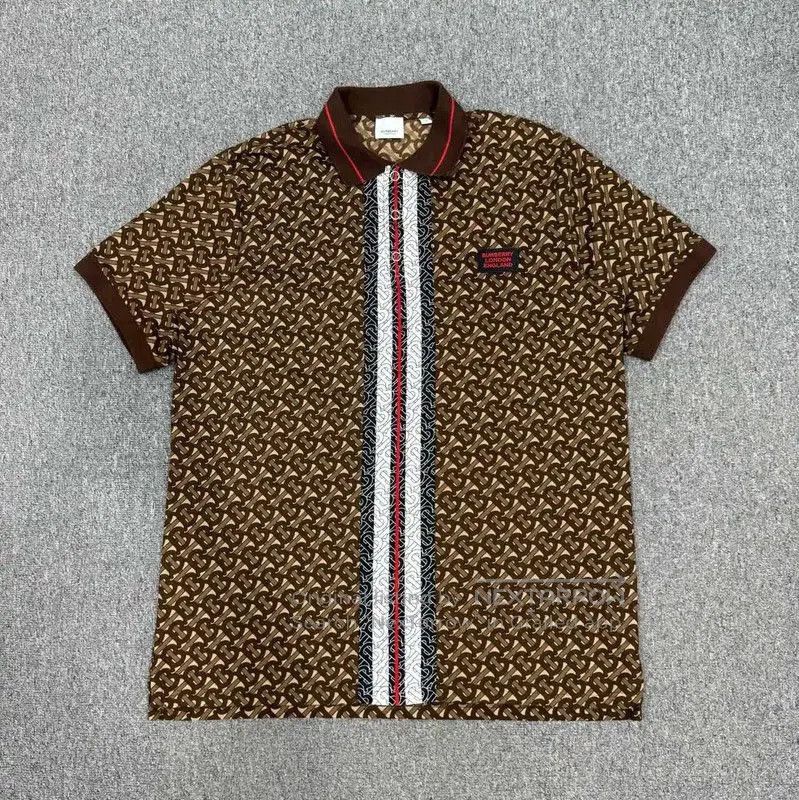 Burberry Burberry Multicolor Cotton Men's Polo Shirt. Size US XL / EU 56 / 4 - 1 Thumbnail