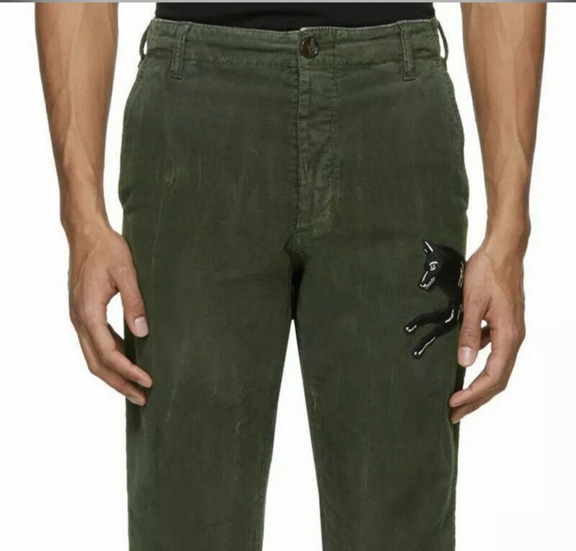 Gucci Washed Velvet Corduroy Wolf Pants Size US 32 / EU 48 - 3 Thumbnail
