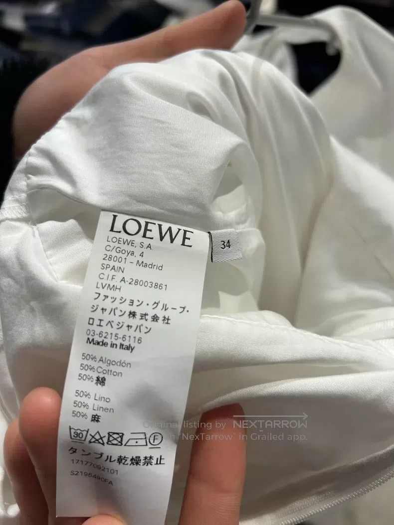 Loewe Loewe White dress Size XXS / US 00 / IT 34 - 4 Thumbnail