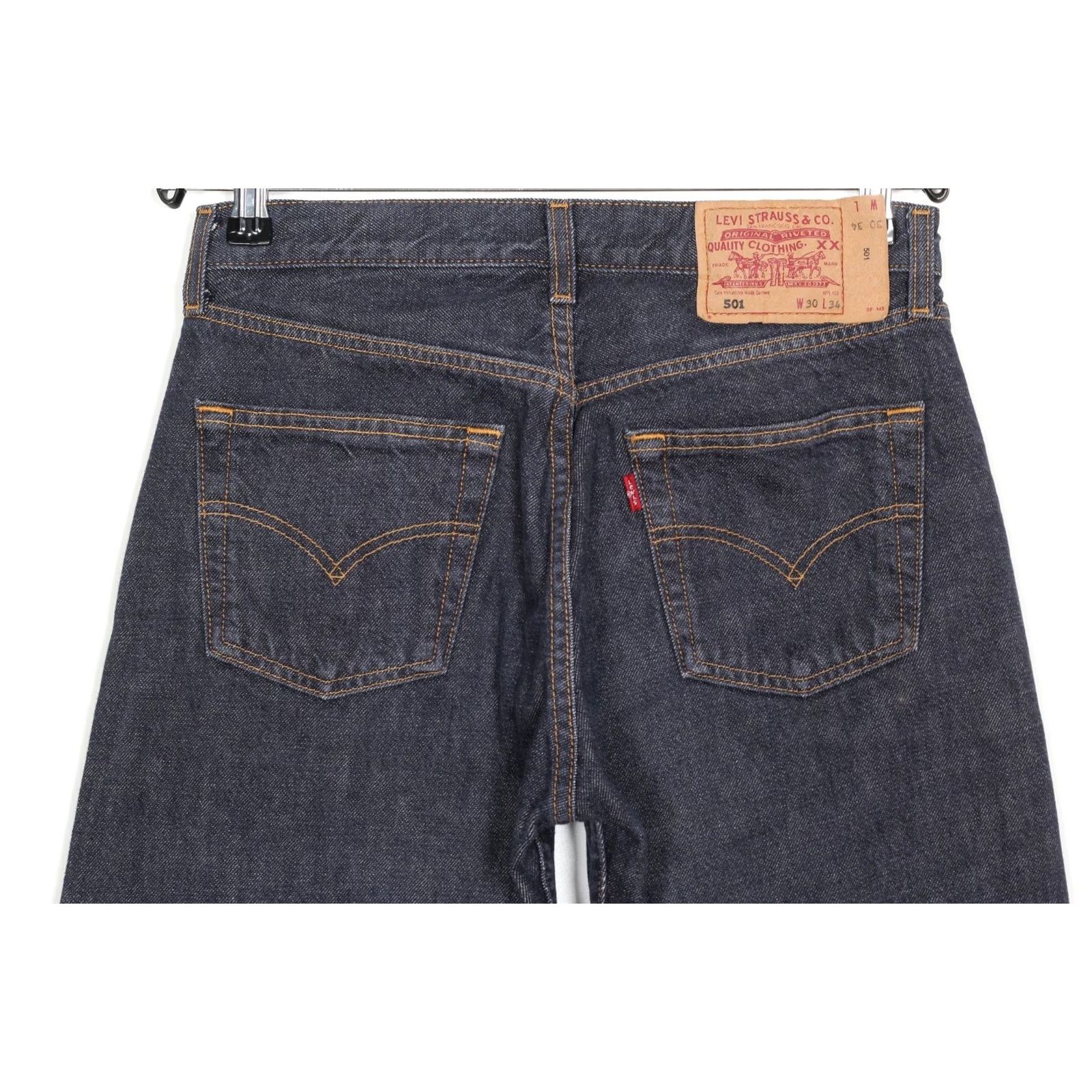 Levi's LEVI’S 501 Vintage Jeans Men W30 L34 Regular Straight Denim Blue 5-Pocket Size US 30 / EU 46 - 4 Thumbnail
