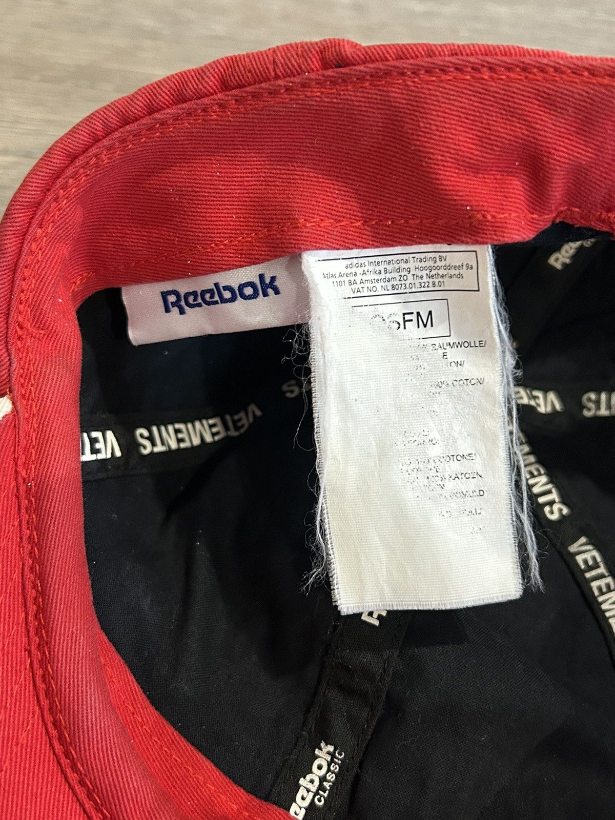 Reebok × Vetements Vetements Reebok Morocco Basbeall Cap 🇲🇦 Size ONE SIZE - 3 Thumbnail