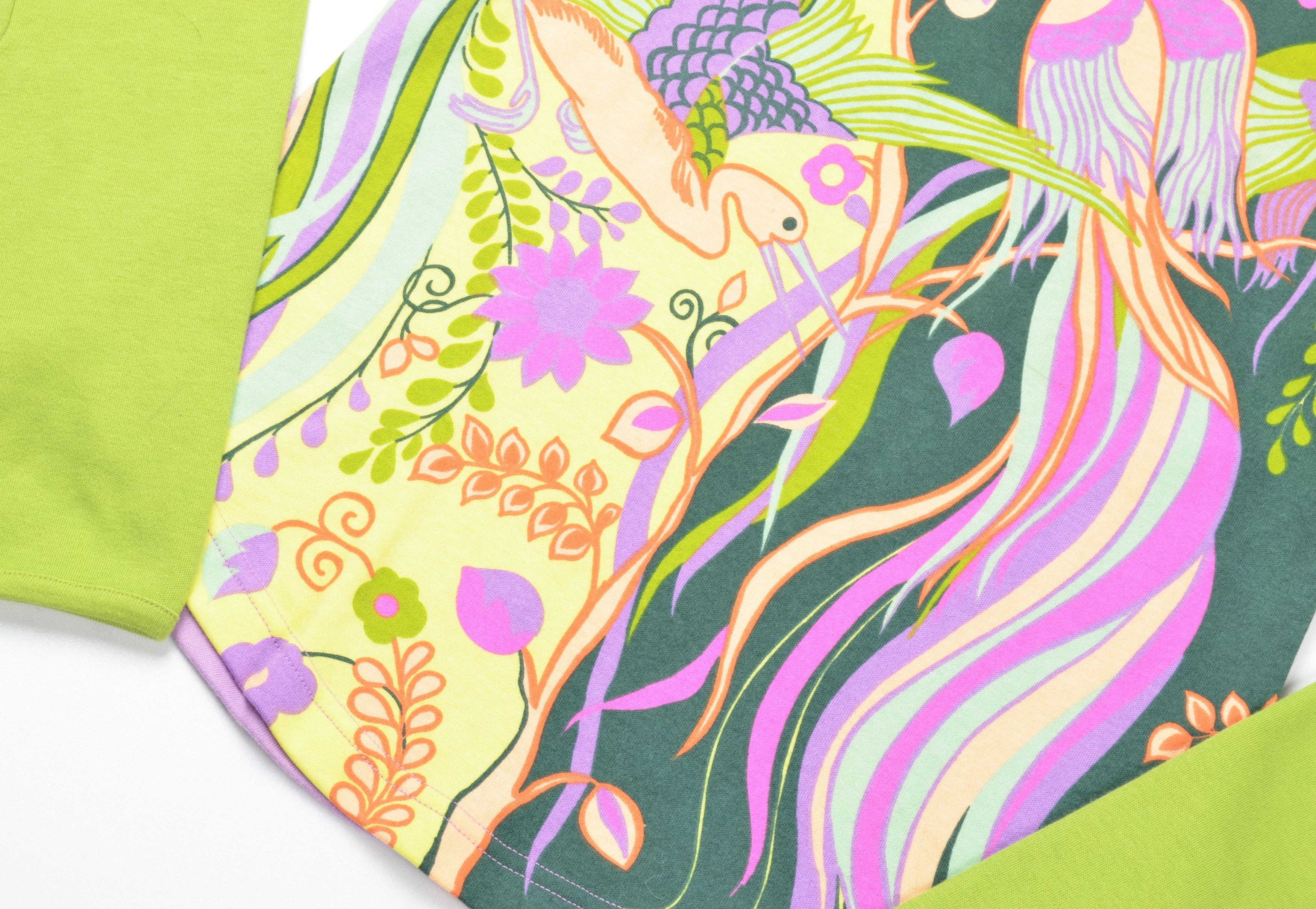 Vintage Vintage Cosmos Jeans Y2K Fantasy Bird Print Psychedelic Top Size XL / US 12-14 / IT 48-50 - 5 Thumbnail