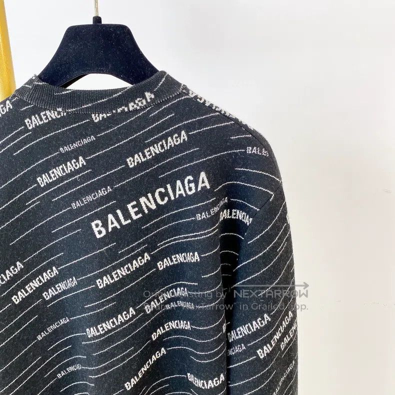 Balenciaga Balenciaga Black Logo-Embellished Top Size US XS / EU 42 / 0 - 5 Thumbnail