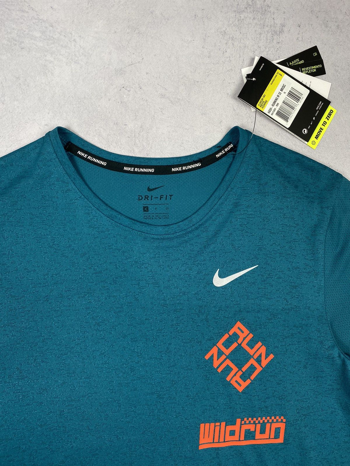 Nike Nike Df Miler Top SS WR GX Dri Fit Running Tee Size US S / EU 44-46 / 1 - 5 Thumbnail