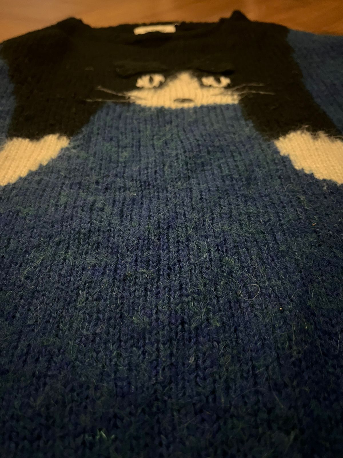 Angel Blue × Beauty Beast × Issey Miyake 2000s fuzzy mohair cats liked Issey Miyake styel Size US M / EU 48-50 / 2 - 10 Thumbnail