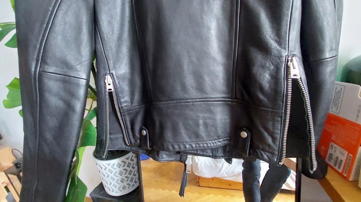 Allsaints Allsaints Leather Jacket Jasper Biker Black XS Size US XS / EU 42 / 0 - 9 Thumbnail