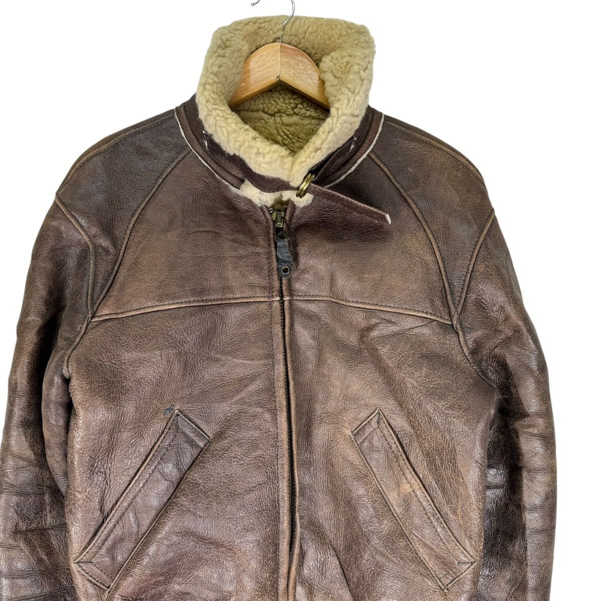 Golden Bear ☀️GOLDEN BEAR SHEEPSKIN B3 LEATHER JACKET Size US M / EU 48-50 / 2 - 3 Thumbnail