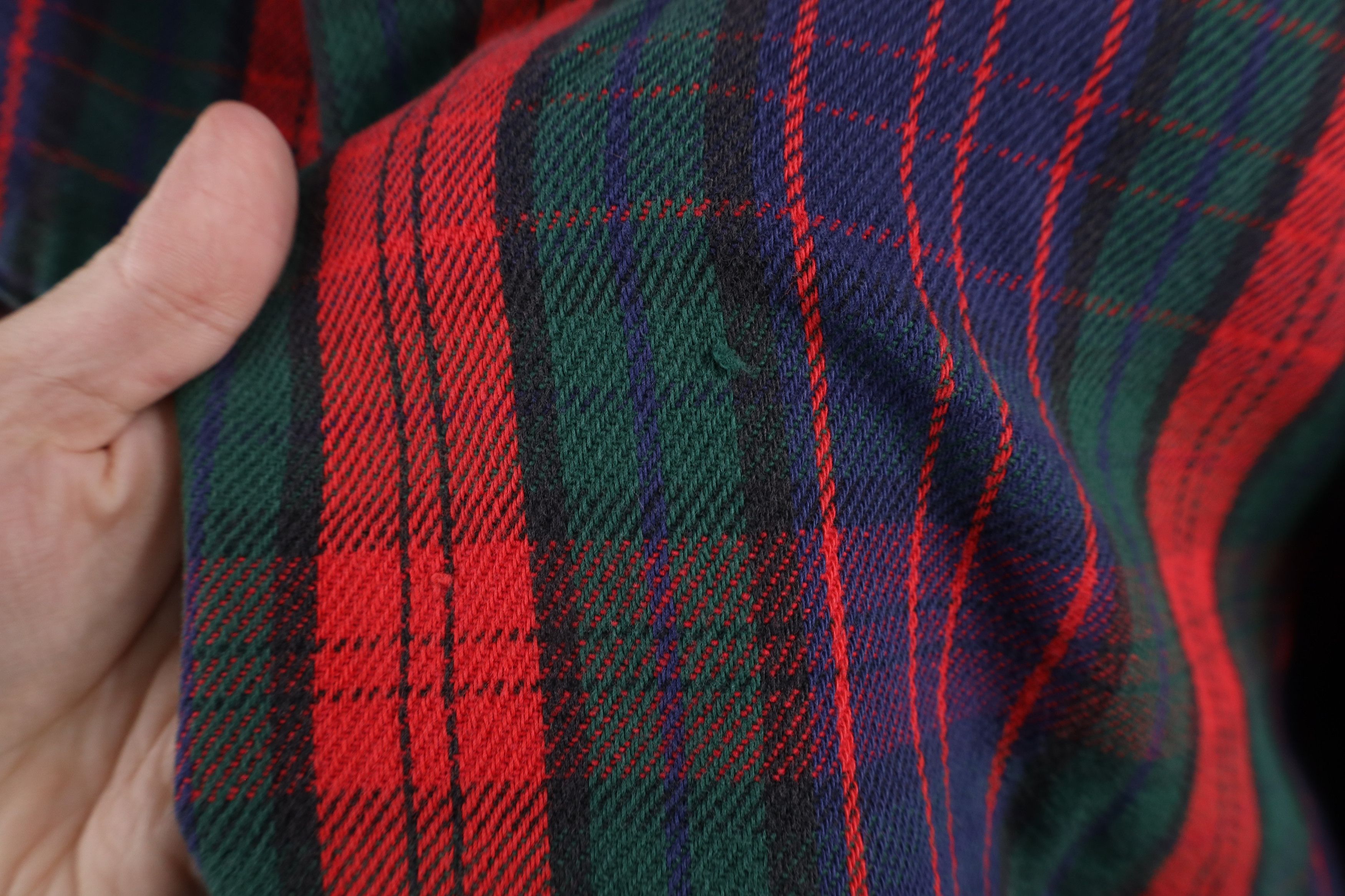 FiveBrother × Vintage Vintage 90s Five Brother Flannel Button Shirt Plaid USA Size US XXL / EU 58 / 5 - 4 Thumbnail