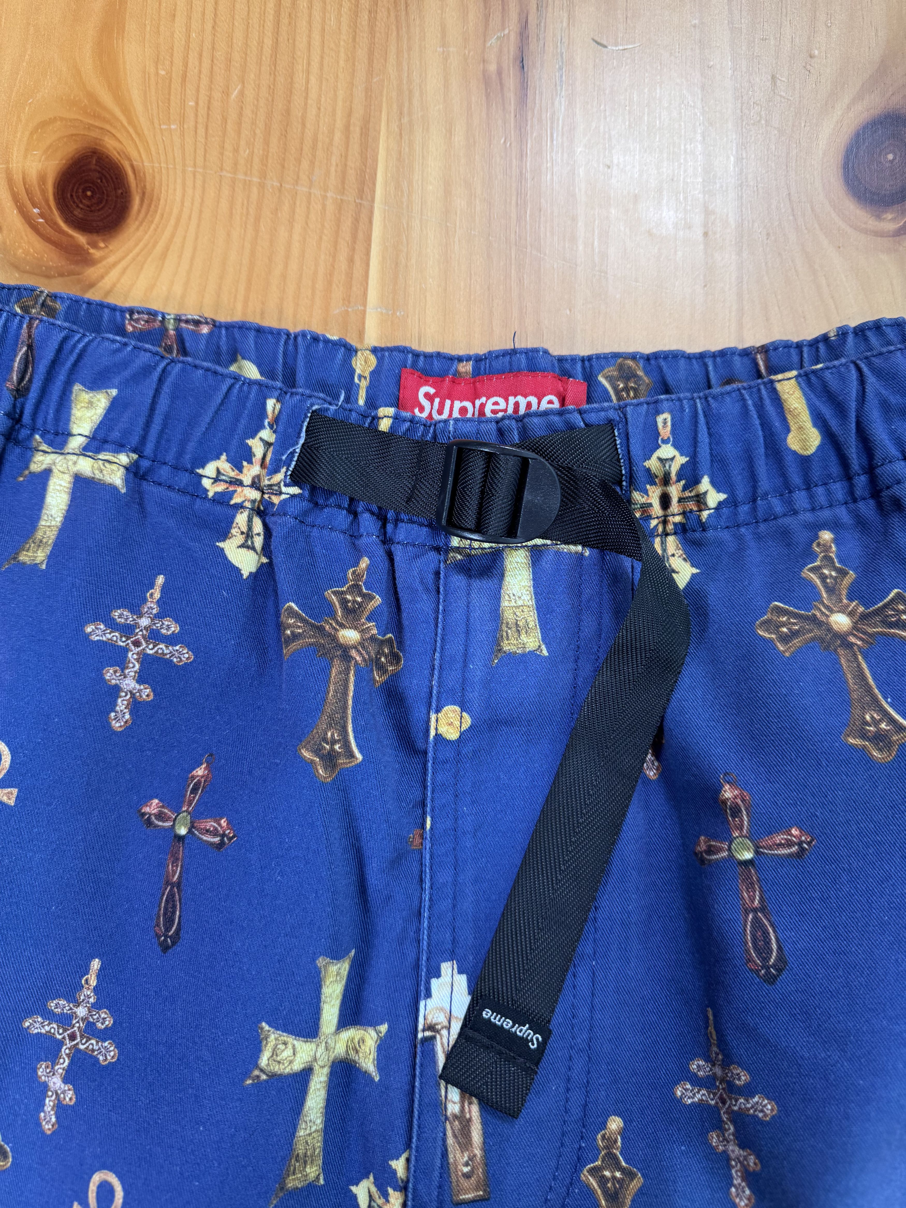 Supreme Supreme SS2013 Cross Crosses Shorts Gold Size US 36 / EU 52 - 3 Thumbnail
