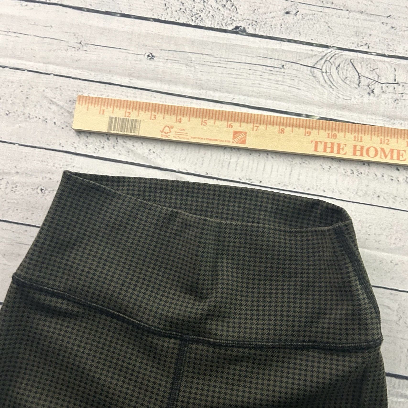 Alo Alo Yoga Houndstooth Athletic High Waisted Leggings Women's Small Brown Black Shirt? Size 28" / US 6 / IT 42 - 3 Thumbnail
