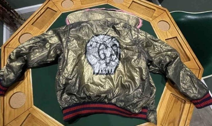 Gucci Gucci ghost bomber Pink mink jacket Size M / US 6-8 / IT 42-44 - 2 Thumbnail