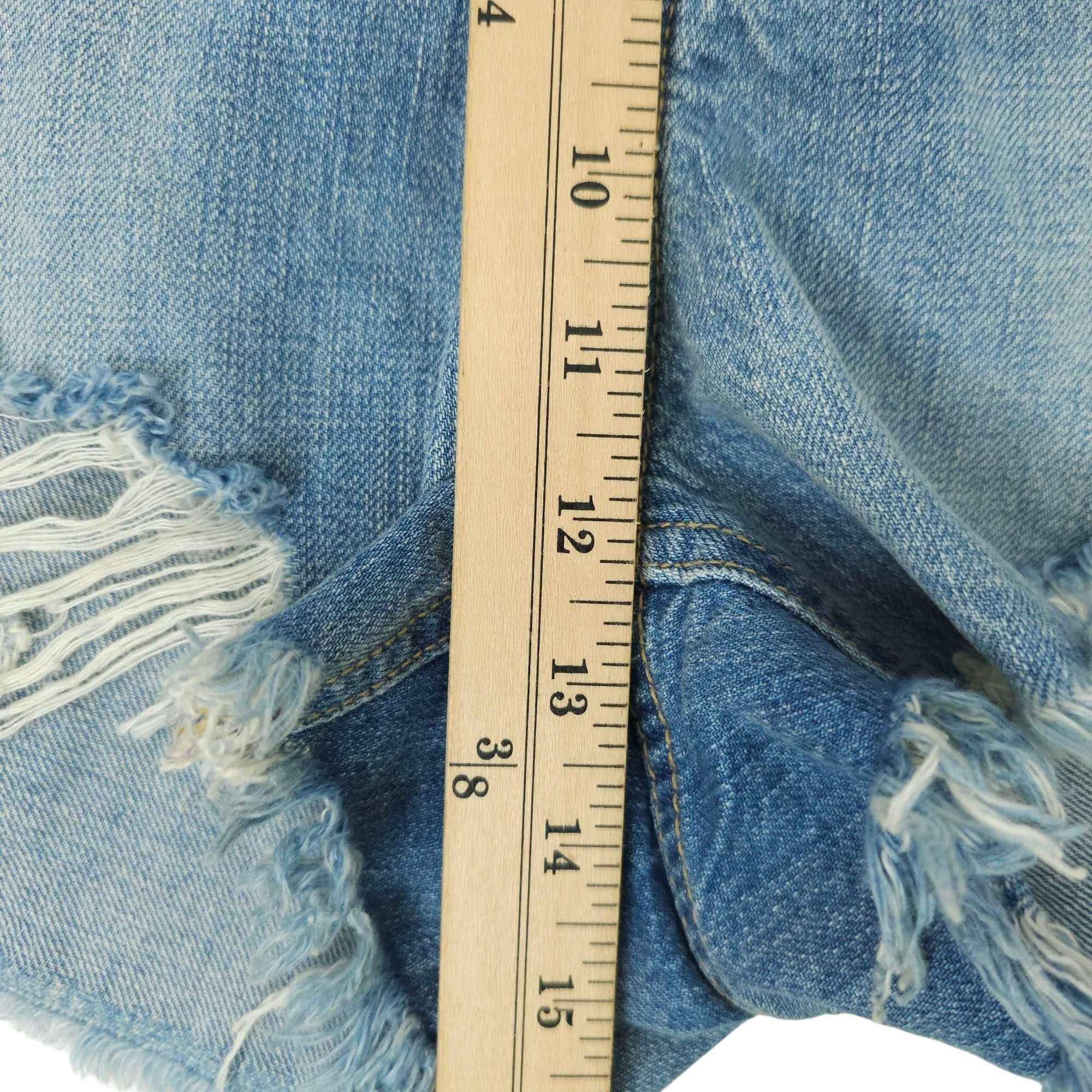 Kancan USA KanCan Isabelle Ultra High Rise Mom Shorts Womens XL Light Size 38" / US 16 / IT 52 - 13 Thumbnail