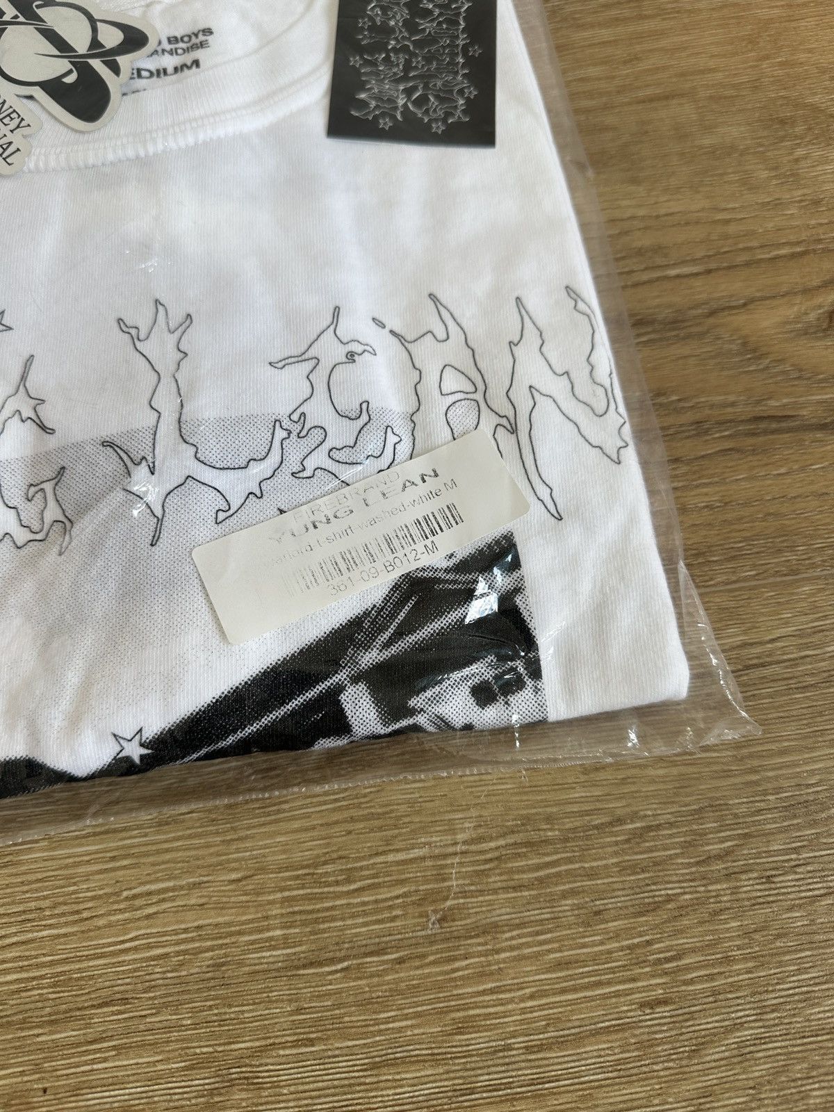 Yung Lean Yung Lean Starry Logo Oficcial Tour white t-shirt Size US M / EU 48-50 / 2 - 2 Thumbnail