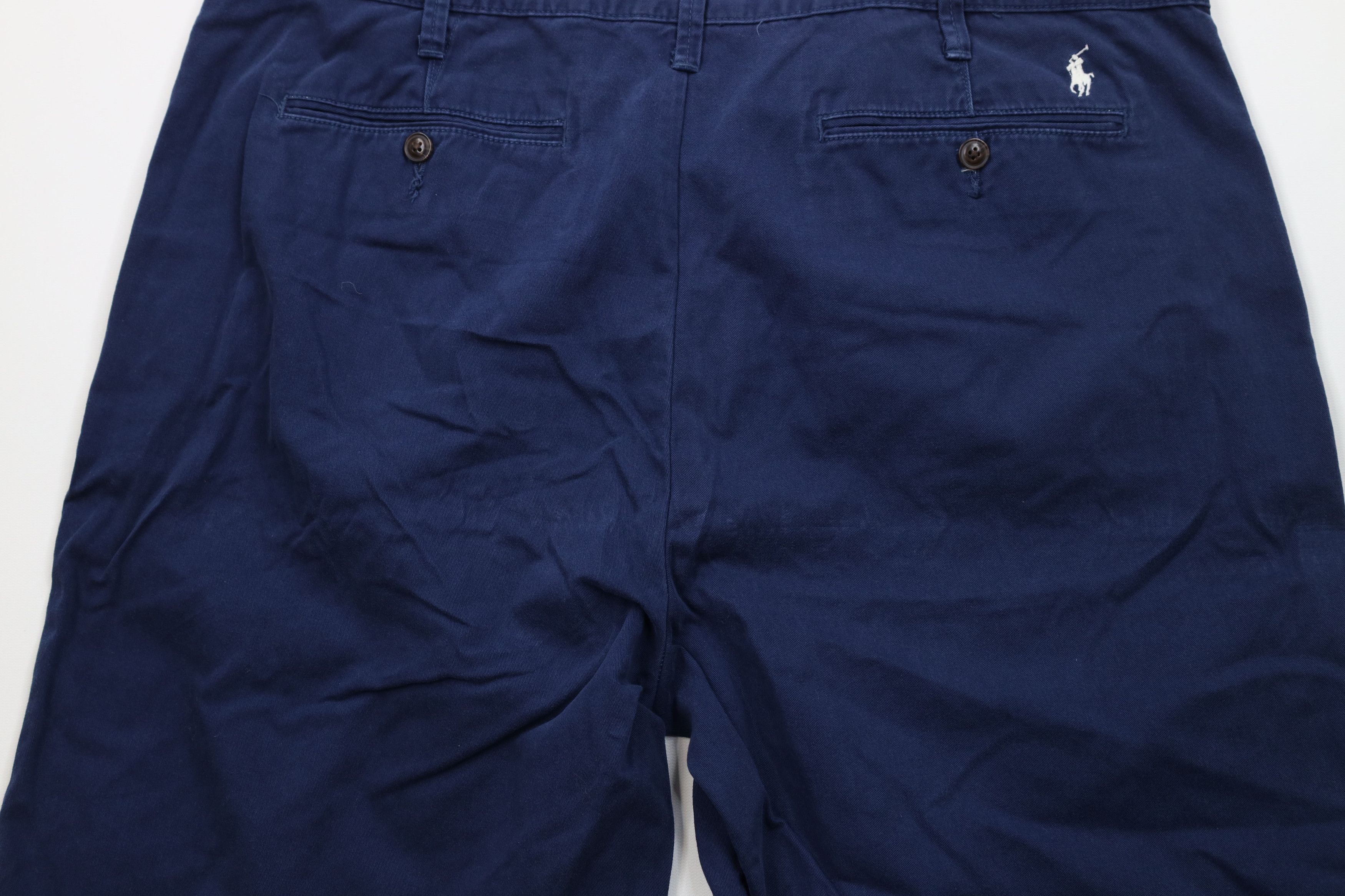 Ralph Lauren Vintage Ralph Lauren Fit Chino Shorts Navy Blue Cotton Size US 40 / EU 56 - 11 Thumbnail
