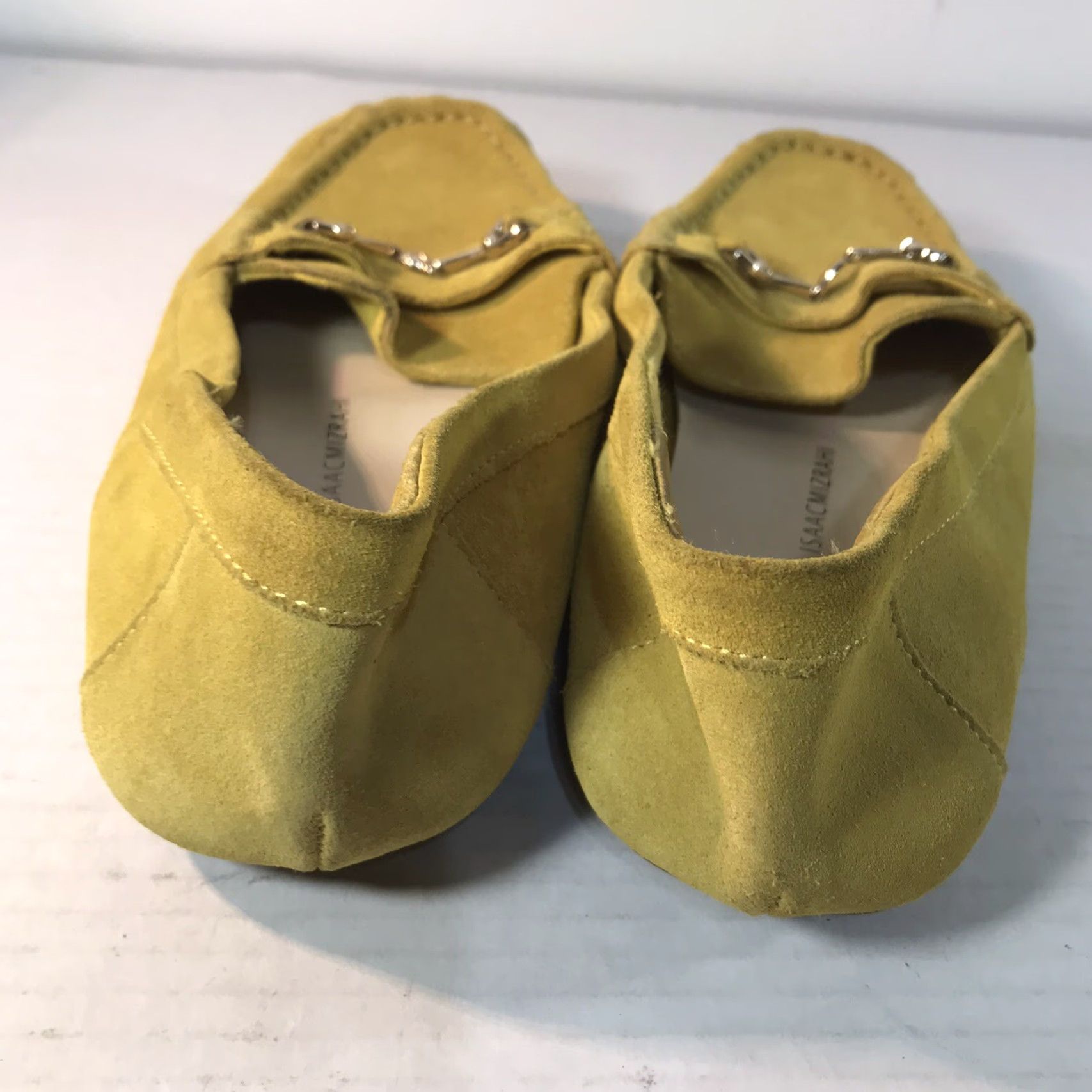 Isaac Mizrahi Isaac Mizrahi Women's Loafers Yellow Suede Slip On Flat Size 8.5 M Casual Dressy Size US 8.5 / IT 38.5 - 6 Thumbnail