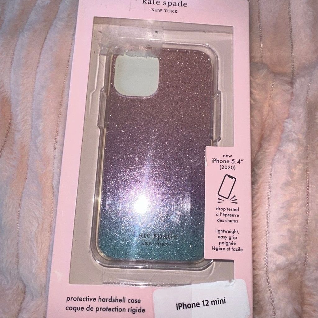 Kate Spade Kate Spade Hardshell Case 12 Mini Ombre Glitter Purple. Q Size ONE SIZE - 1 Thumbnail