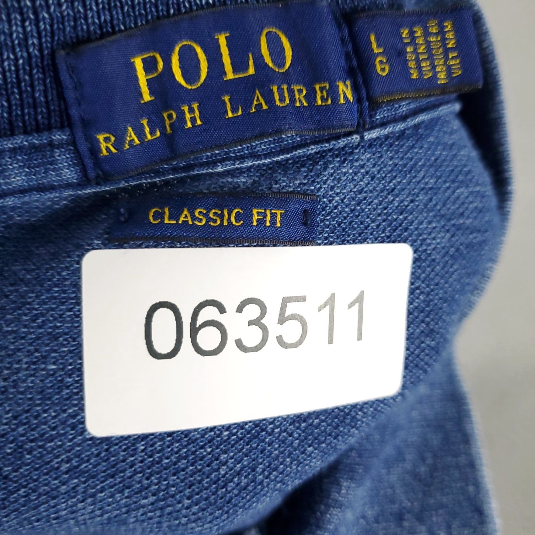 Ralph Lauren Ralph Lauren Polo Shirt Large Blue Casual Short Sleeve Button Collar Mens Size US L / EU 52-54 / 3 - 8 Thumbnail