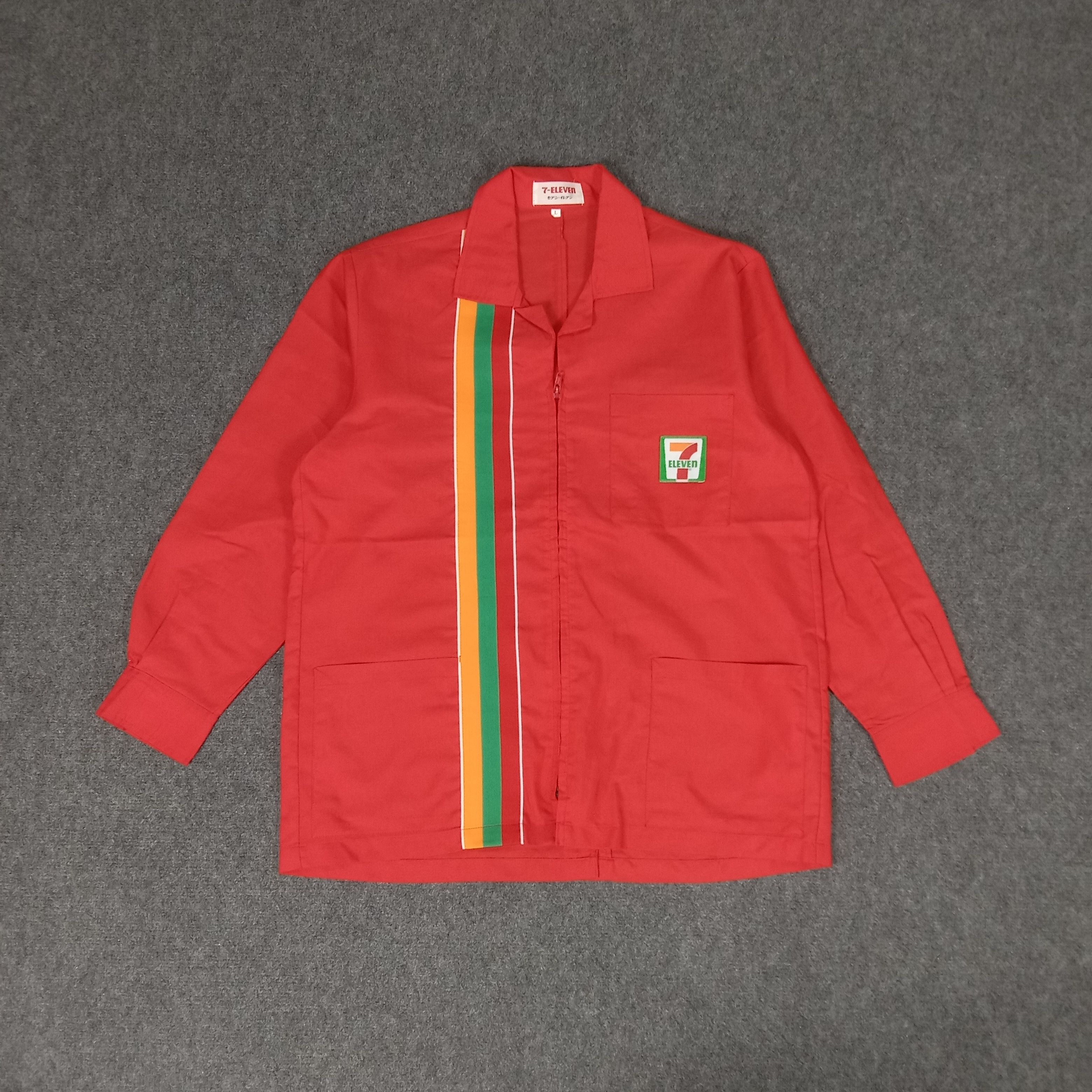 Japanese Brand × Vintage 7 Eleven Japanese Brand Staff Jacket Size US M / EU 48-50 / 2 - 1 Thumbnail