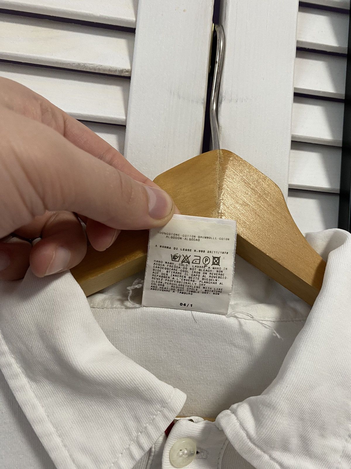 Dolce & Gabbana × Vintage Vintage Shirt Polo Dolce Gabbana Multi pocket Monogrammed Size US M / EU 48-50 / 2 - 16 Thumbnail