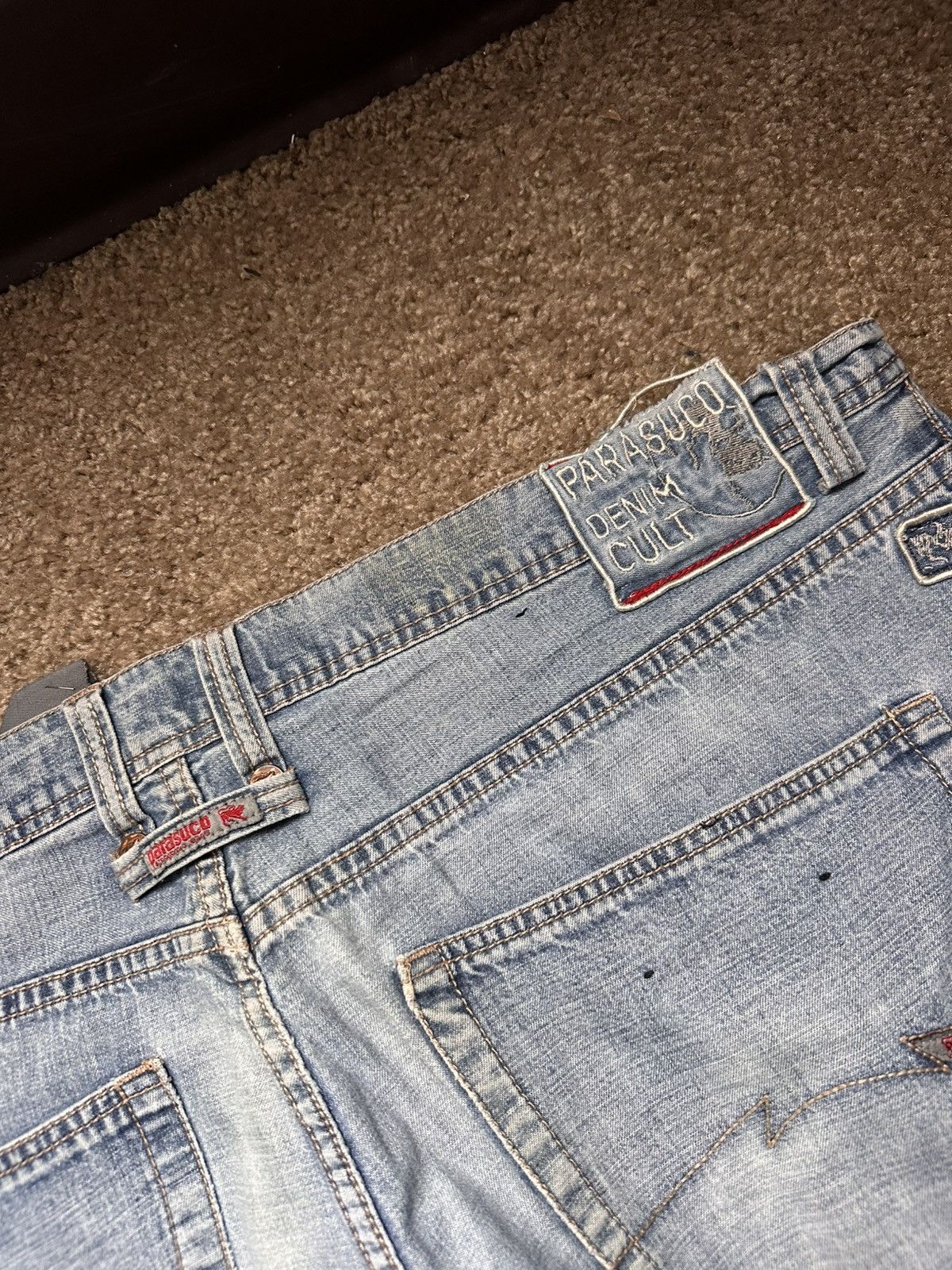 Japanese Brand × Vintage Parasuco baggy blue jean Size US 42 / EU 58 - 3 Thumbnail