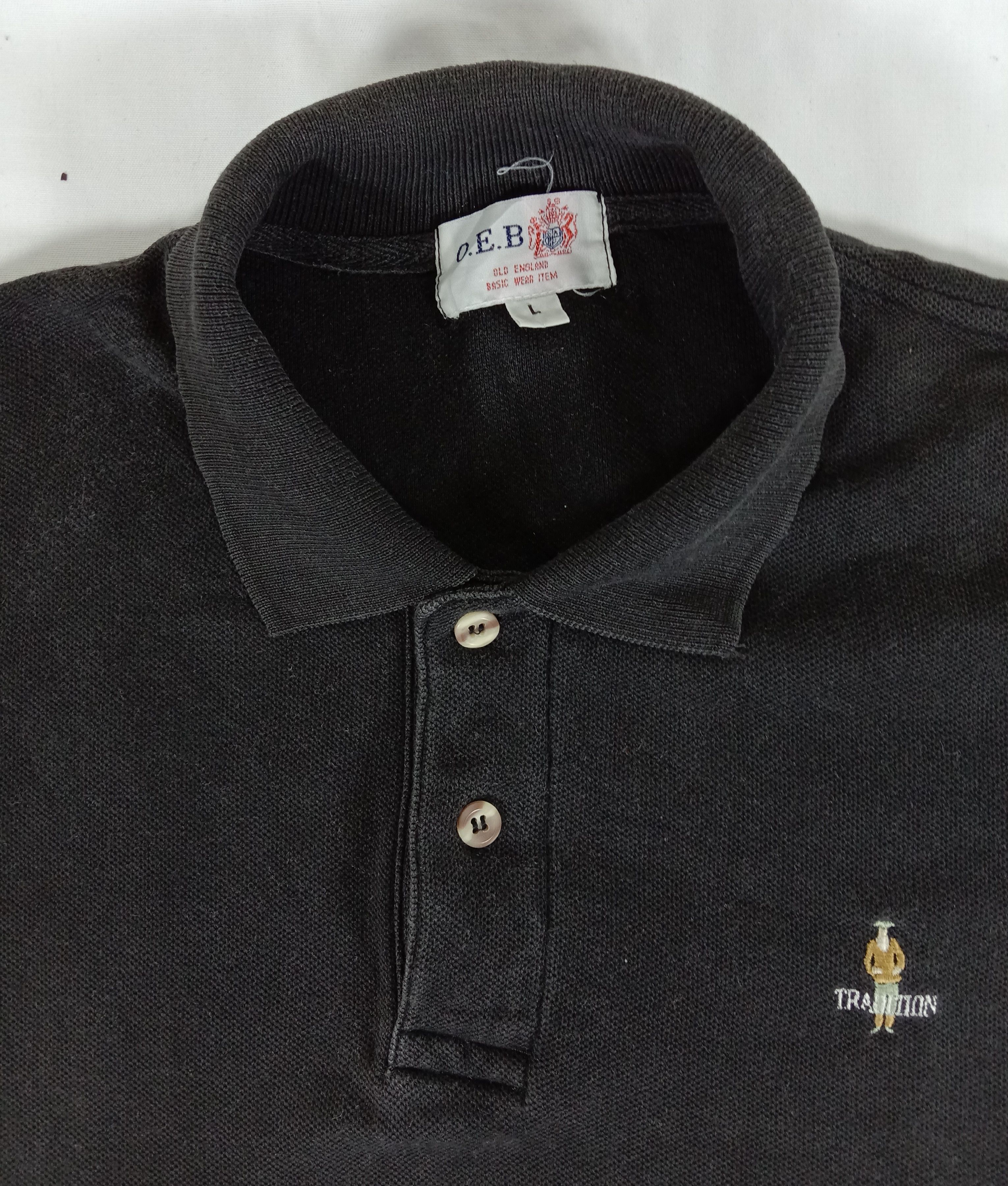 Vintage Vintage Old England Basic Polo Shirt Size US L / EU 52-54 / 3 - 3 Thumbnail