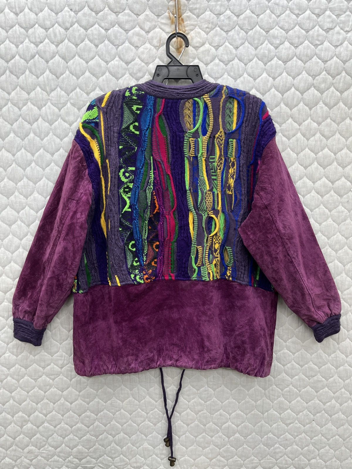Coogi 🔥🔥🔥STEALS COOGI MULTICOLOUR KNIT + LEATHER JACKET Size US M / EU 48-50 / 2 - 4 Thumbnail