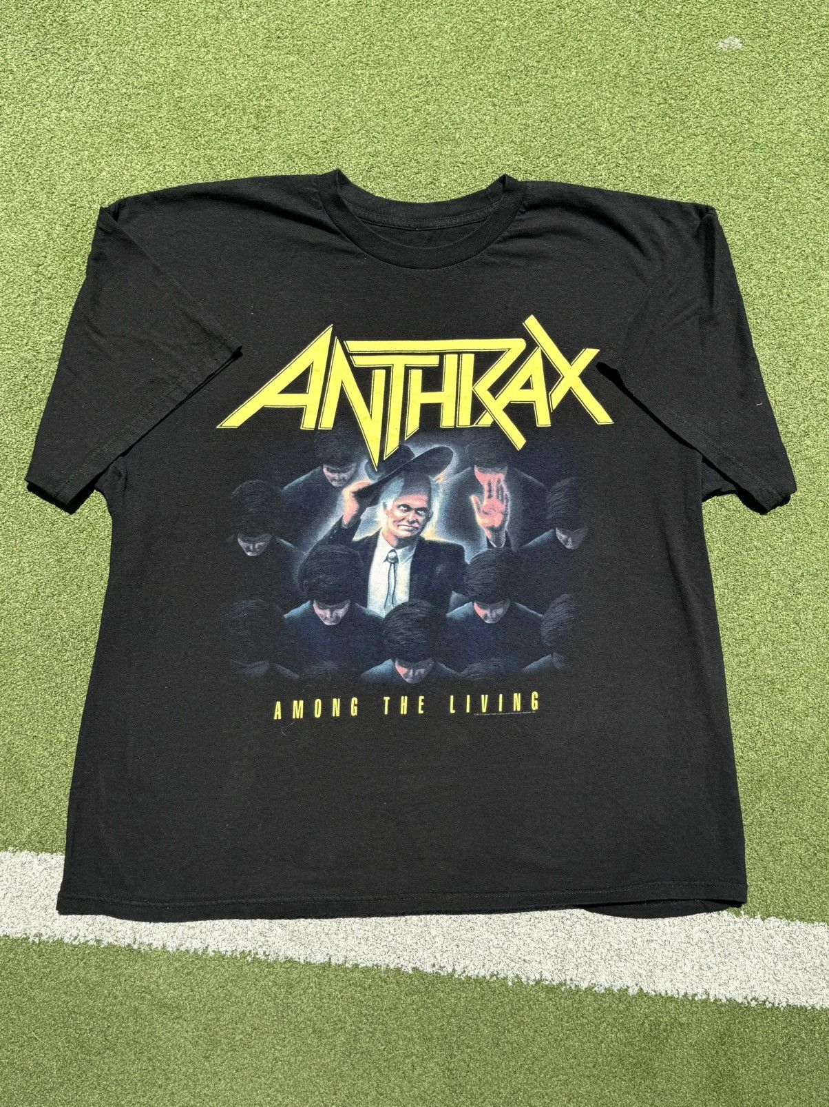 Band Tees × Vintage 2013 Anthrax Among The Living Dead Metal Punk Goth Band Tee Size US L / EU 52-54 / 3 - 1 Thumbnail