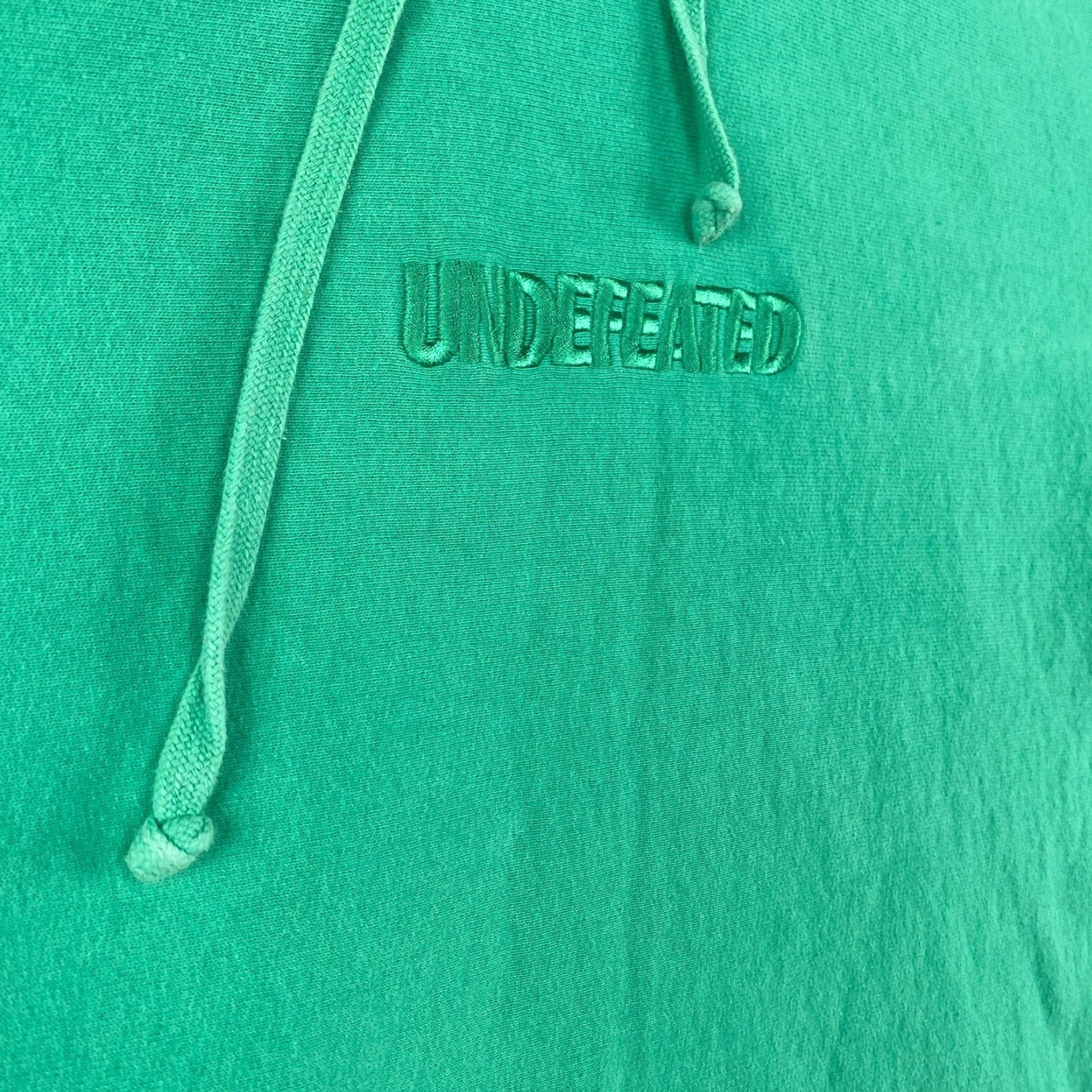 Undefeated Undefeated Hoodie Mens Medium Green Fleece Pullover Embroidered Logo Pockets Size US M / EU 48-50 / 2 - 4 Thumbnail