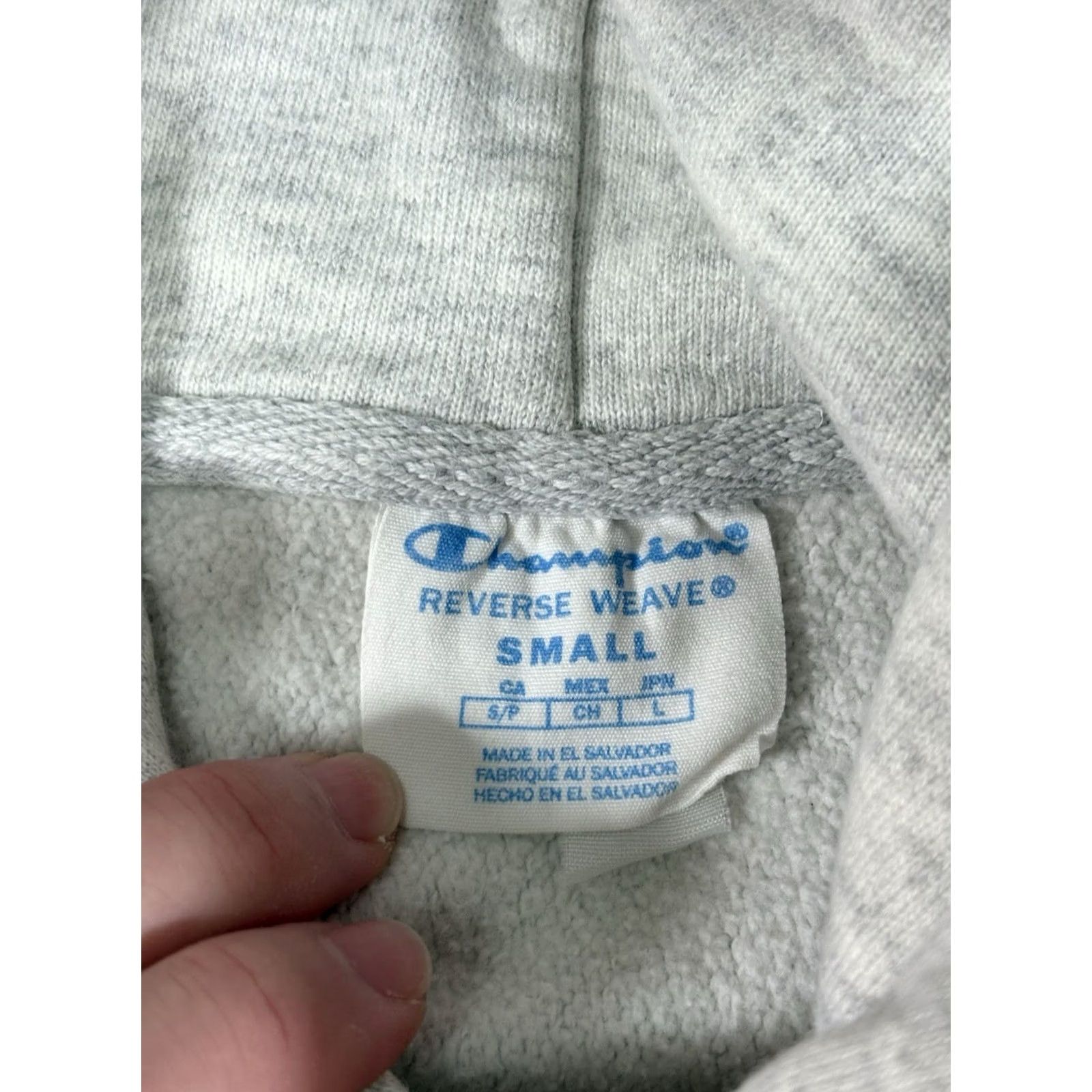 Champion VINTAGE Grand Valley State University Lakers Champion Reverse Weave Hoodie S Gray Unisex Adults Hoodie Mens Womens Size US S / EU 44-46 / 1 - 5 Thumbnail