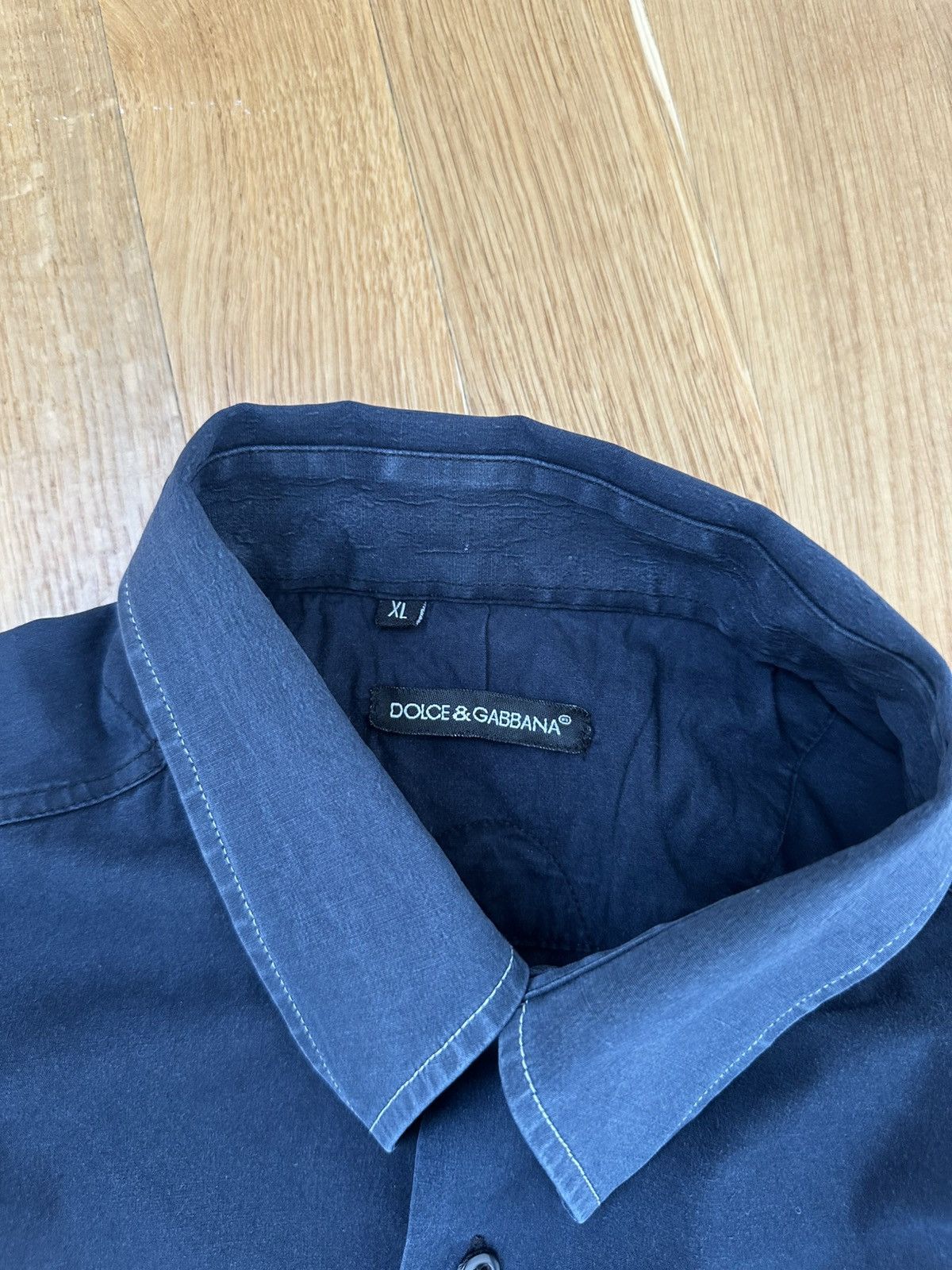 Dolce & Gabbana Vintage Dolce Gabbana Shirt Back Big Logo Y2K Fit Size US L / EU 52-54 / 3 - 8 Thumbnail