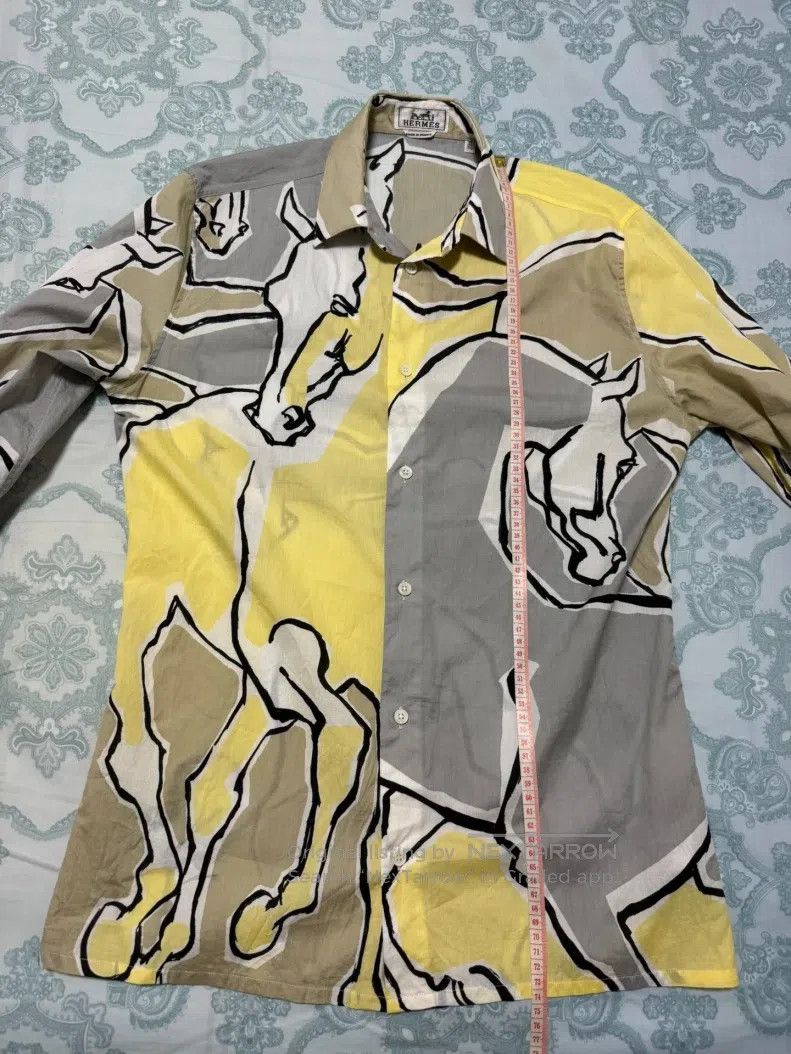 Hermes Hermes size 39 “Artistic Horse” printed show shirt Size US S / EU 44-46 / 1 - 5 Thumbnail