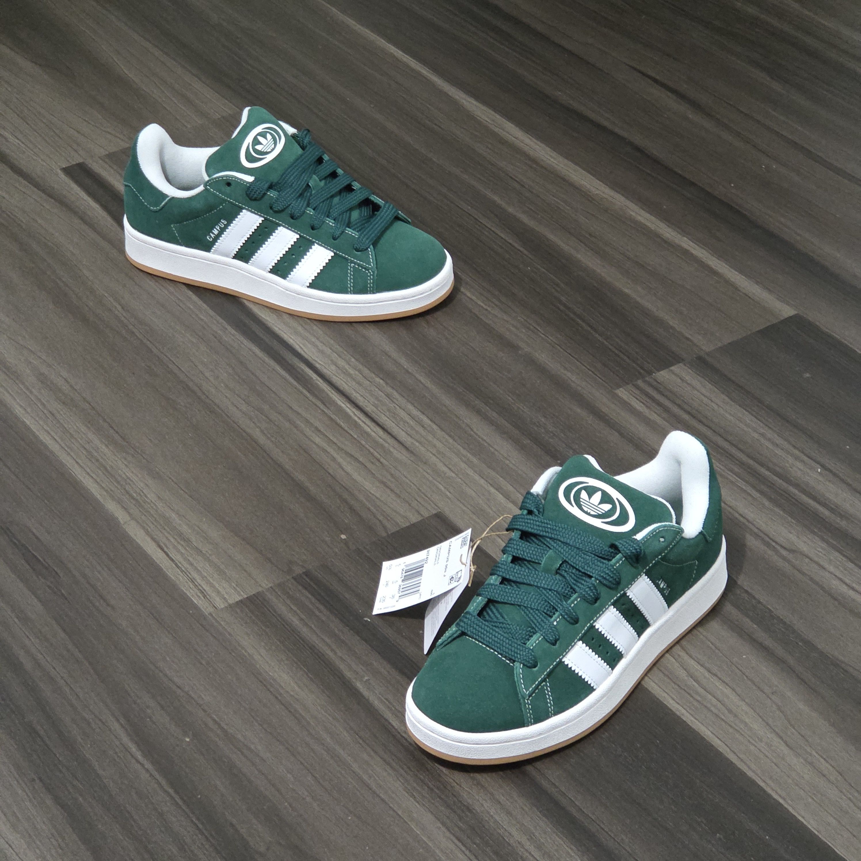 Adidas Adidas Campus 00s J IH7492 Dark Green White ,5.5 men 6.5 wmn Size US 5.5 / EU 38 - 13 Thumbnail