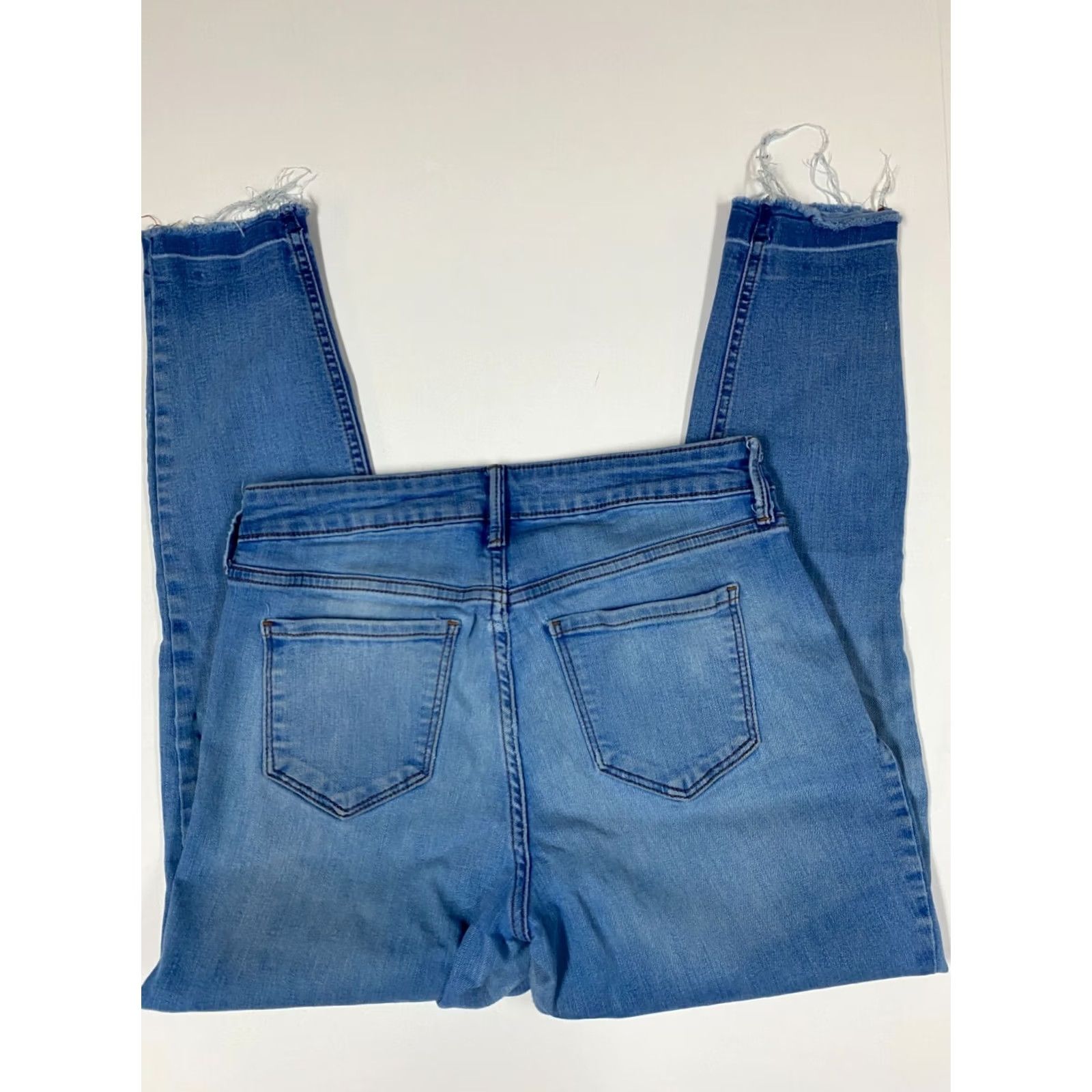 Old Navy Old Navy Jeans Womens 4 Blue Rockstar Skinny Denim 28x26 Stretch Straight Classic Arizona jeans Size 27" / US 4 / IT 40 - 6 Thumbnail
