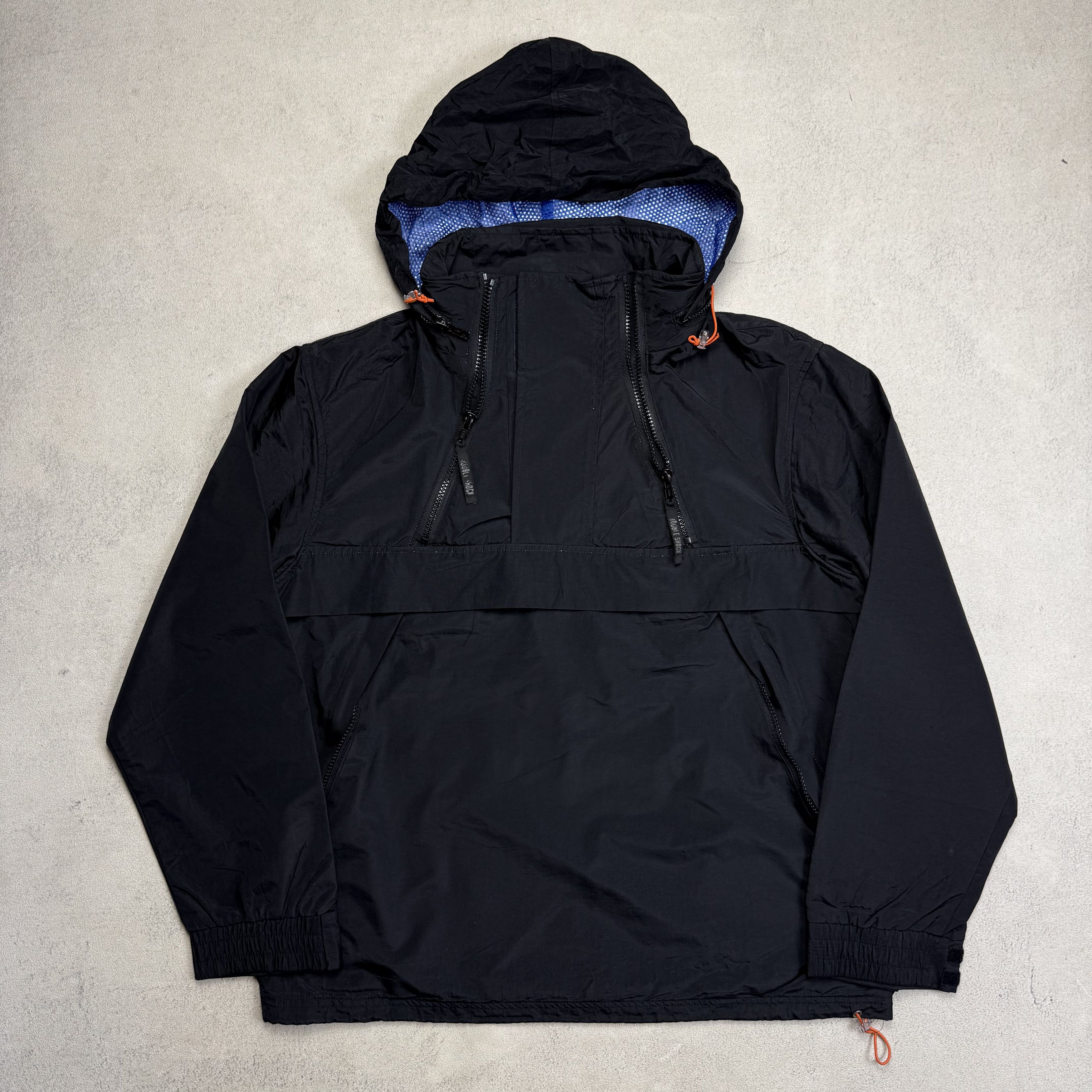 Japanese Brand Black Technical Utility Anorak Hooded Jacket Size US M / EU 48-50 / 2 - 1 Thumbnail