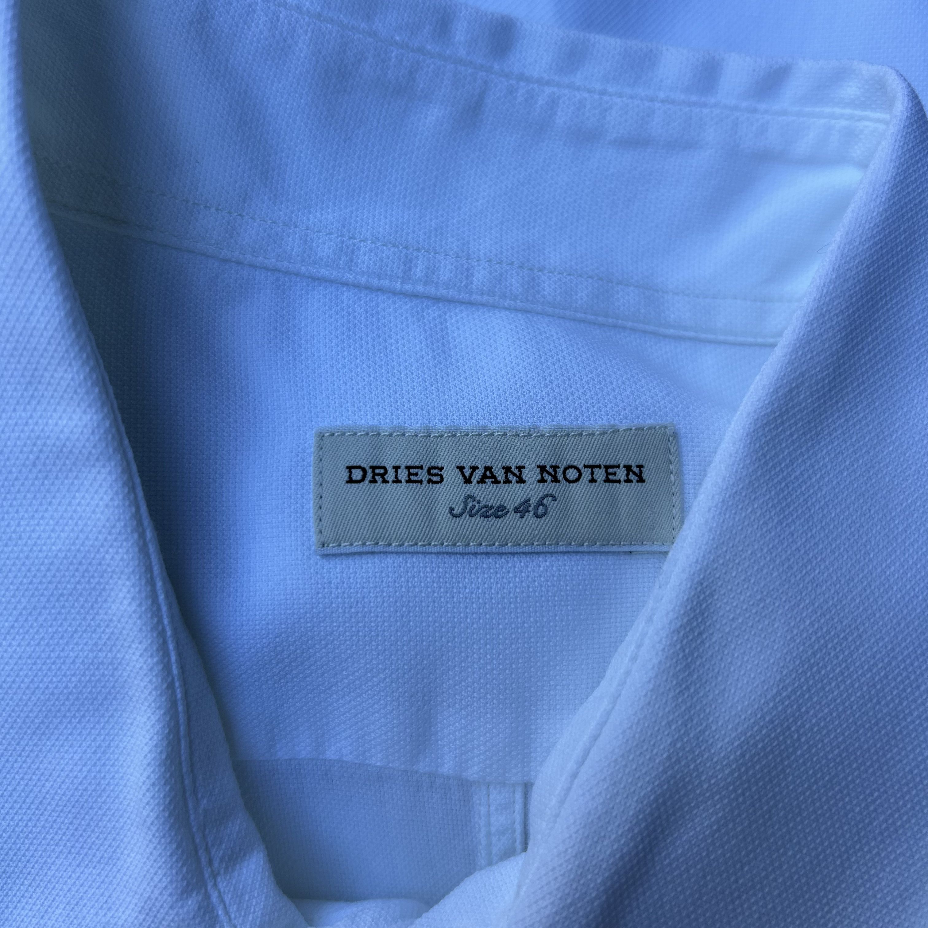 Dries Van Noten Dries van Noten White Shirt Button Up Size US S / EU 44-46 / 1 - 4 Thumbnail
